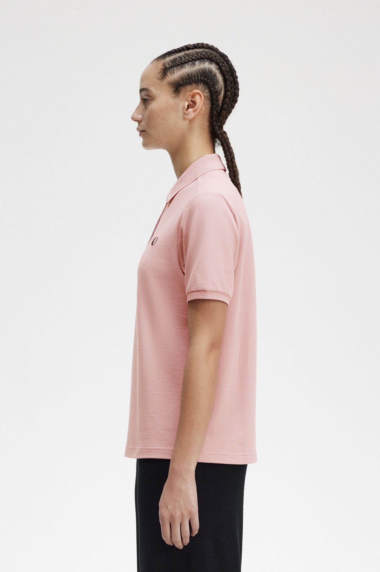The Fred Perry ShirtG6000 Dusty Rose Pink / Black