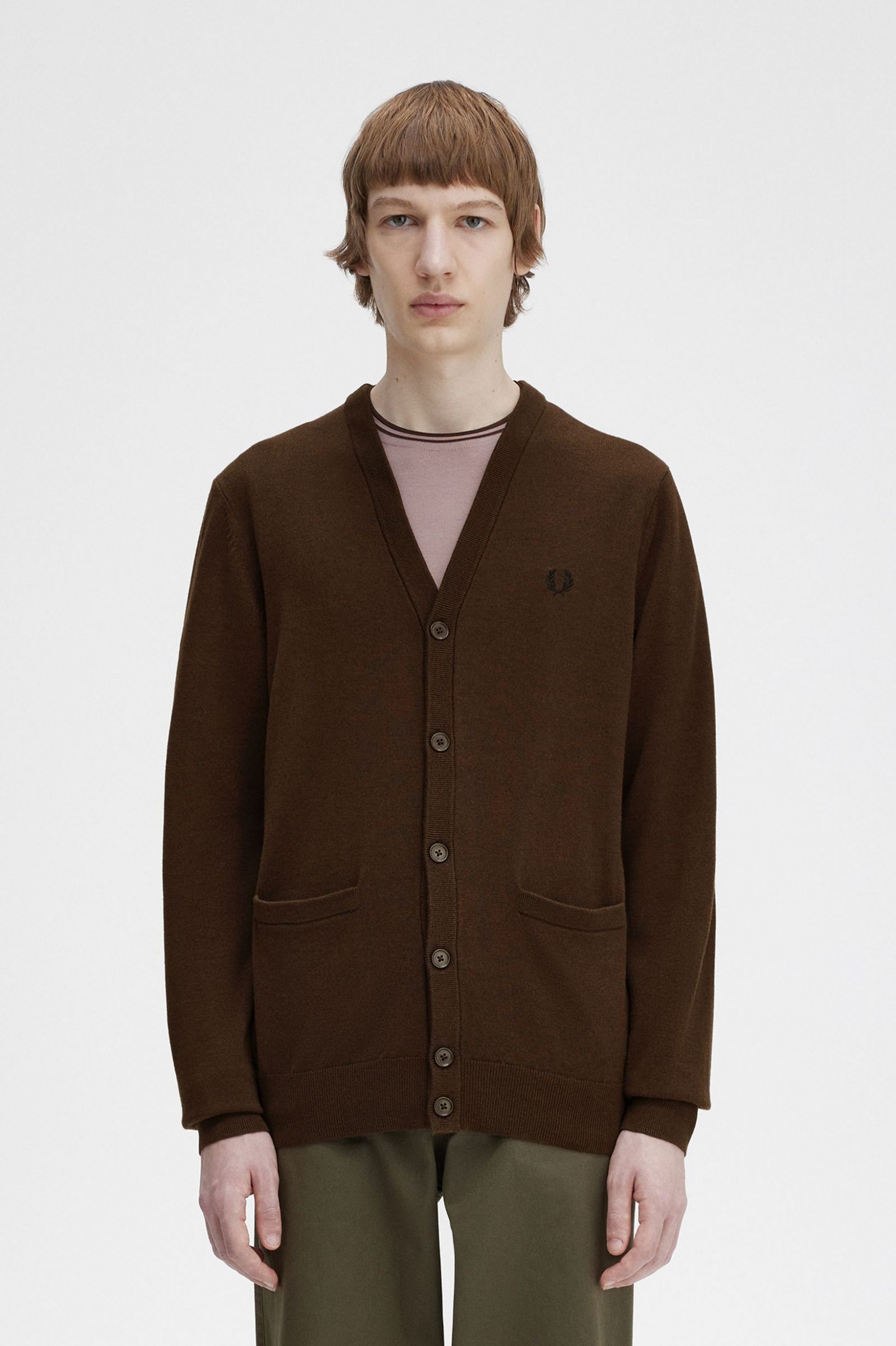 Classic Cardigan Burnt Tobacco