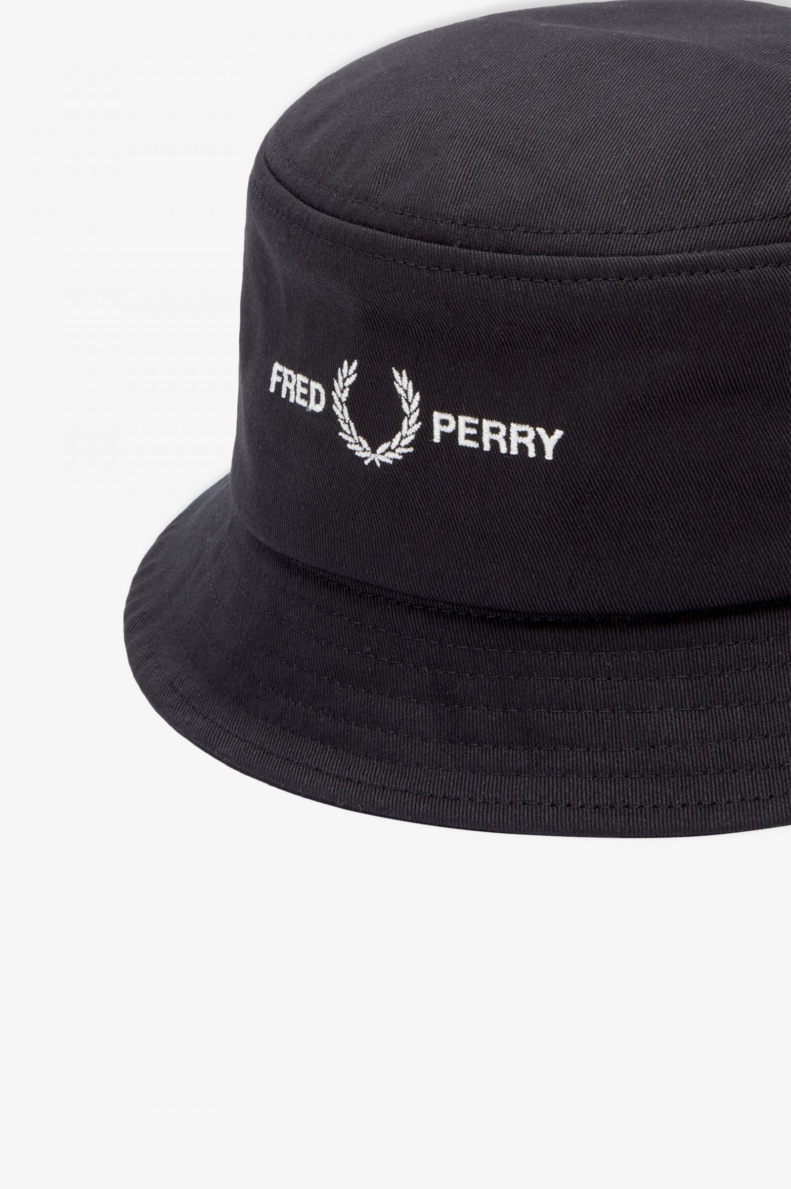 Twill Graphic Branding Bucket Hat Dark Caramel