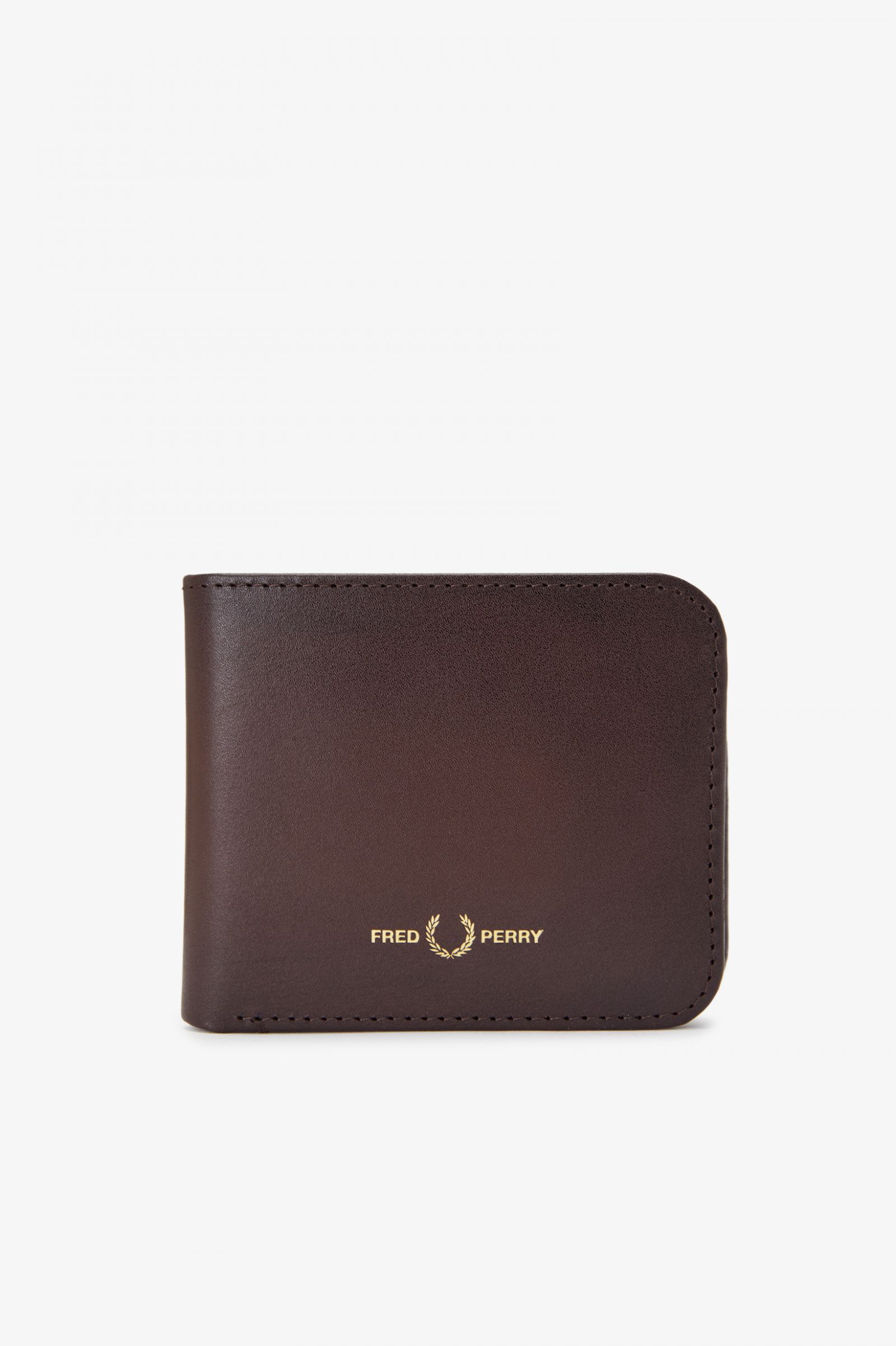 Burnished Leathr Billfold Wallet Burnt Tobacco