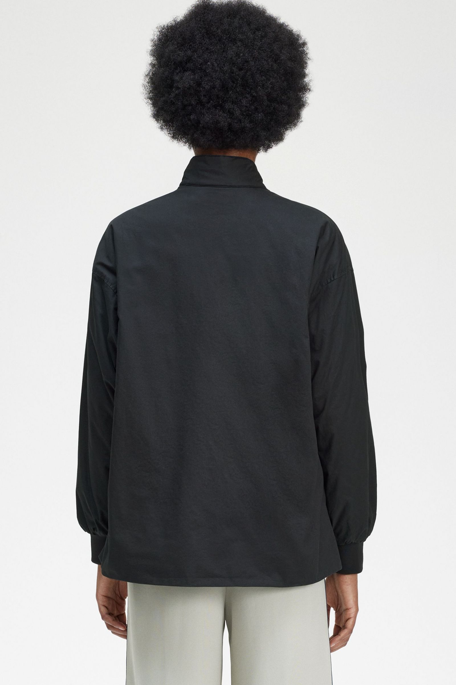 Padded Zip-Through Jacket Black