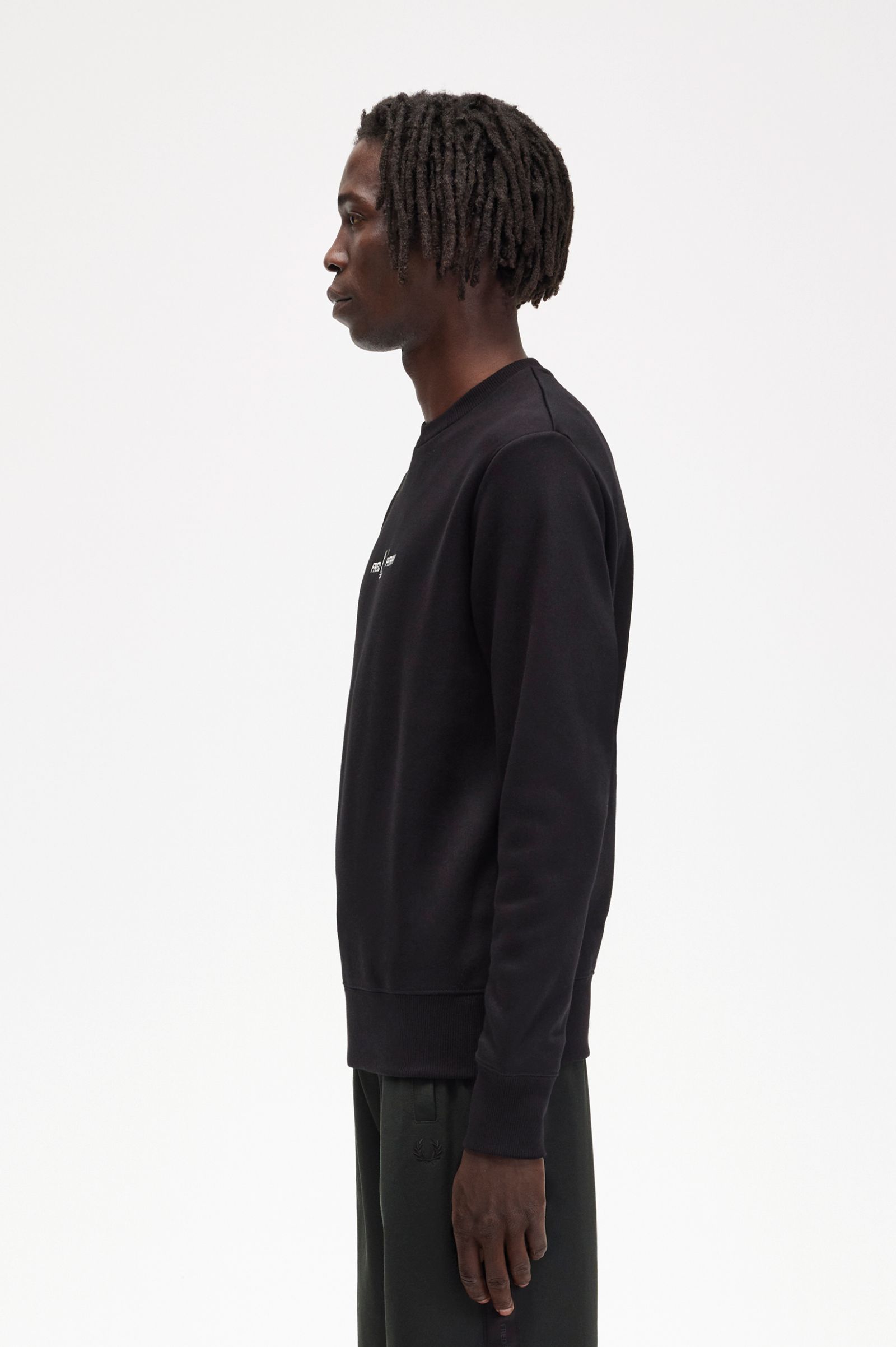 Embroidered Sweatshirt Black