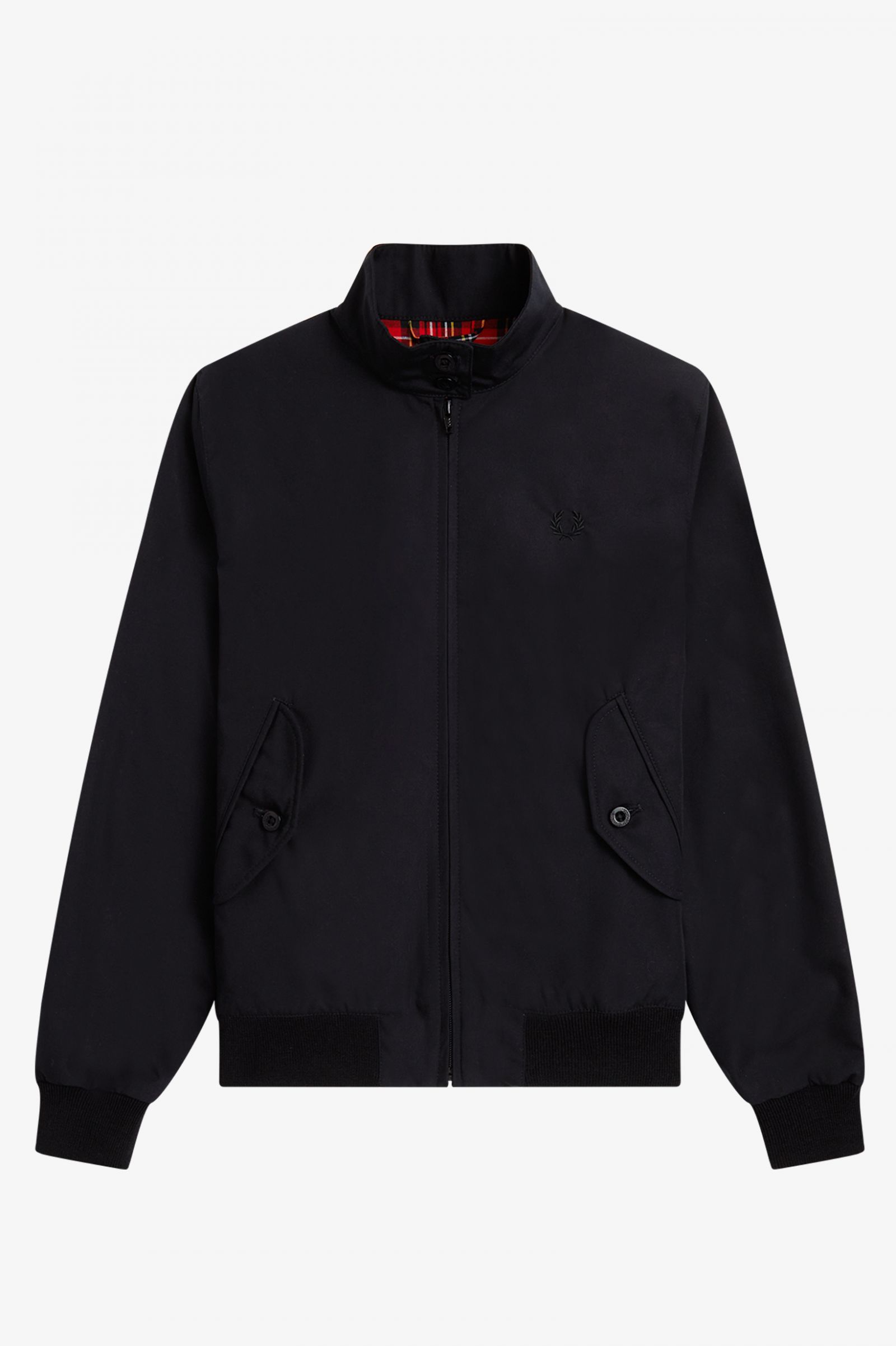 Made In EnglandHarrington Jacket Black / Champagne / Champagne