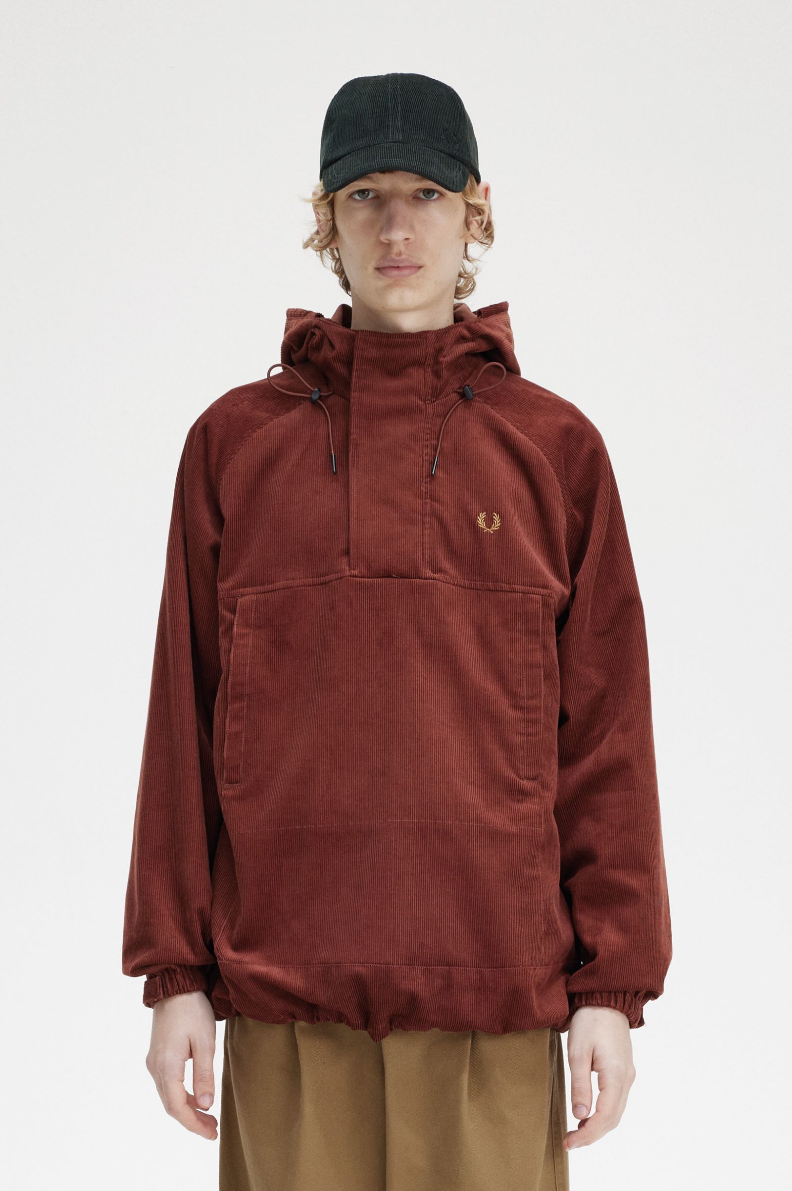 Cord Overhead Jacket Whisky Brown