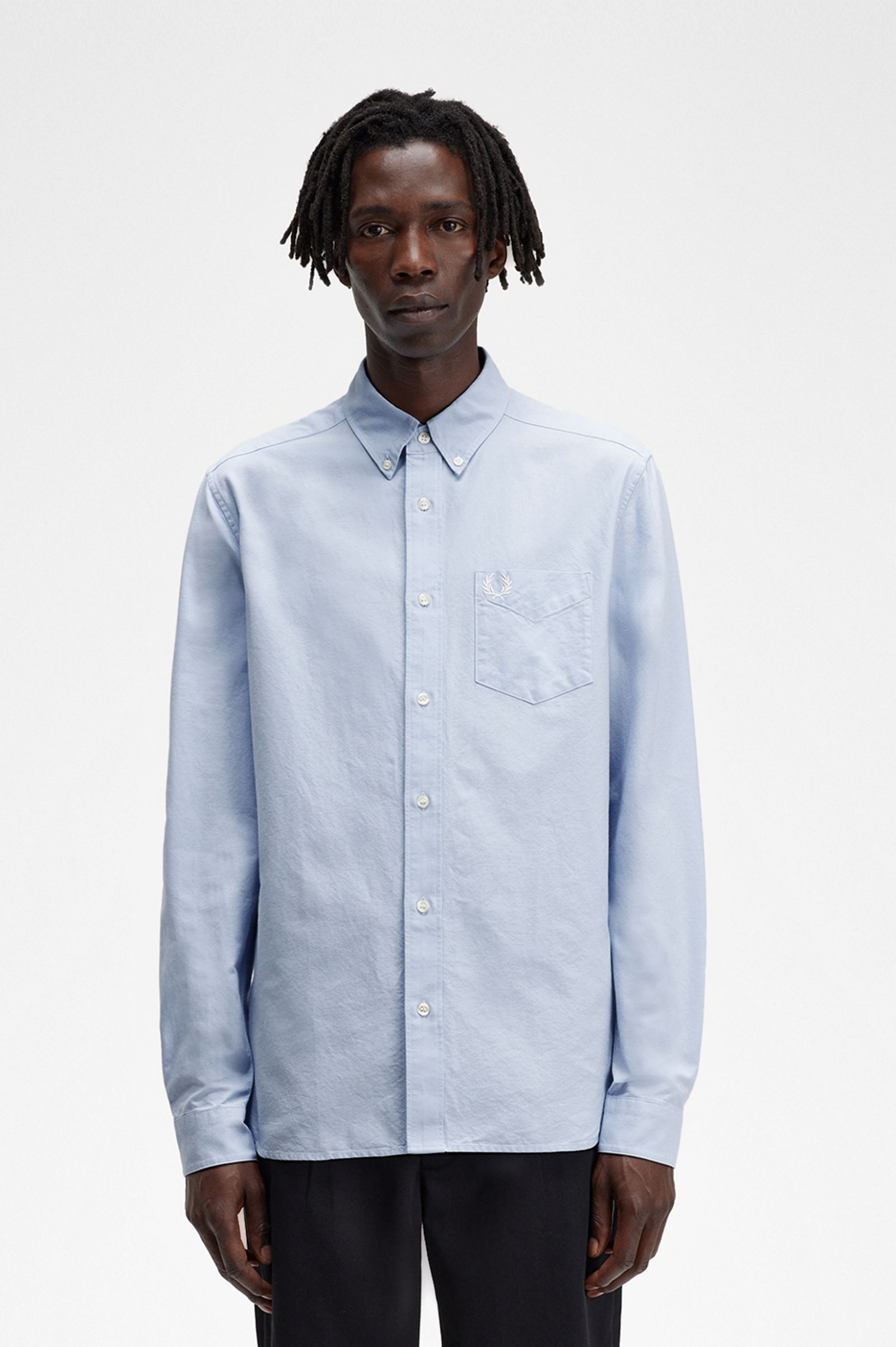 Oxford Shirt Light Smoke