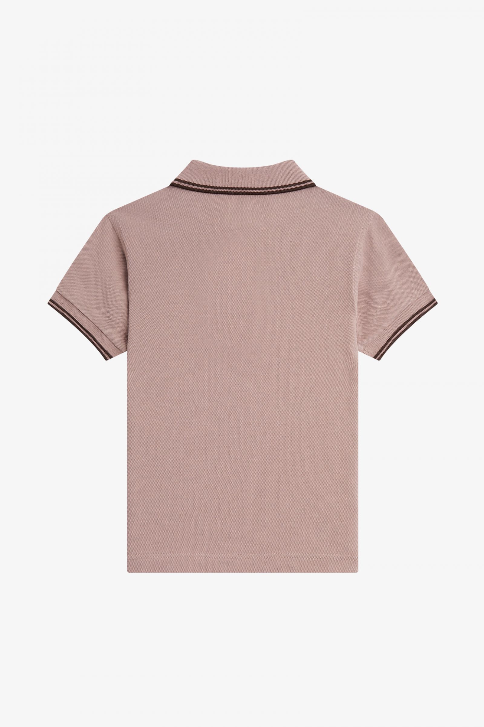 The Fred Perry ShirtKids Twin Tipped Fred Perry Shirt Dark Pink / Burnt Tobacco / Burnt Tobacco