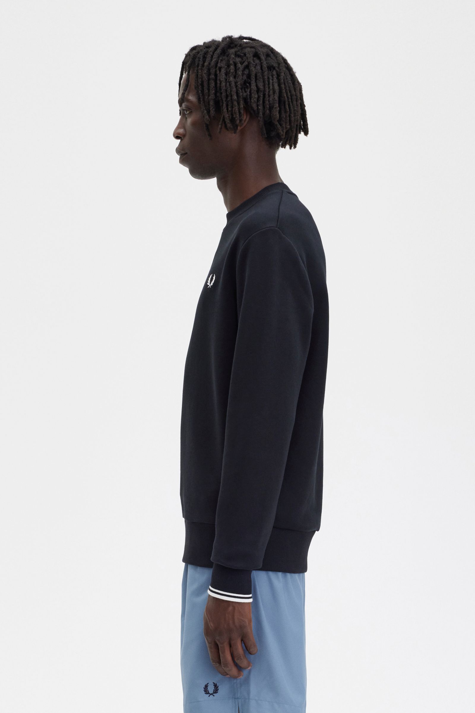 Crew Neck Sweatshirt Black