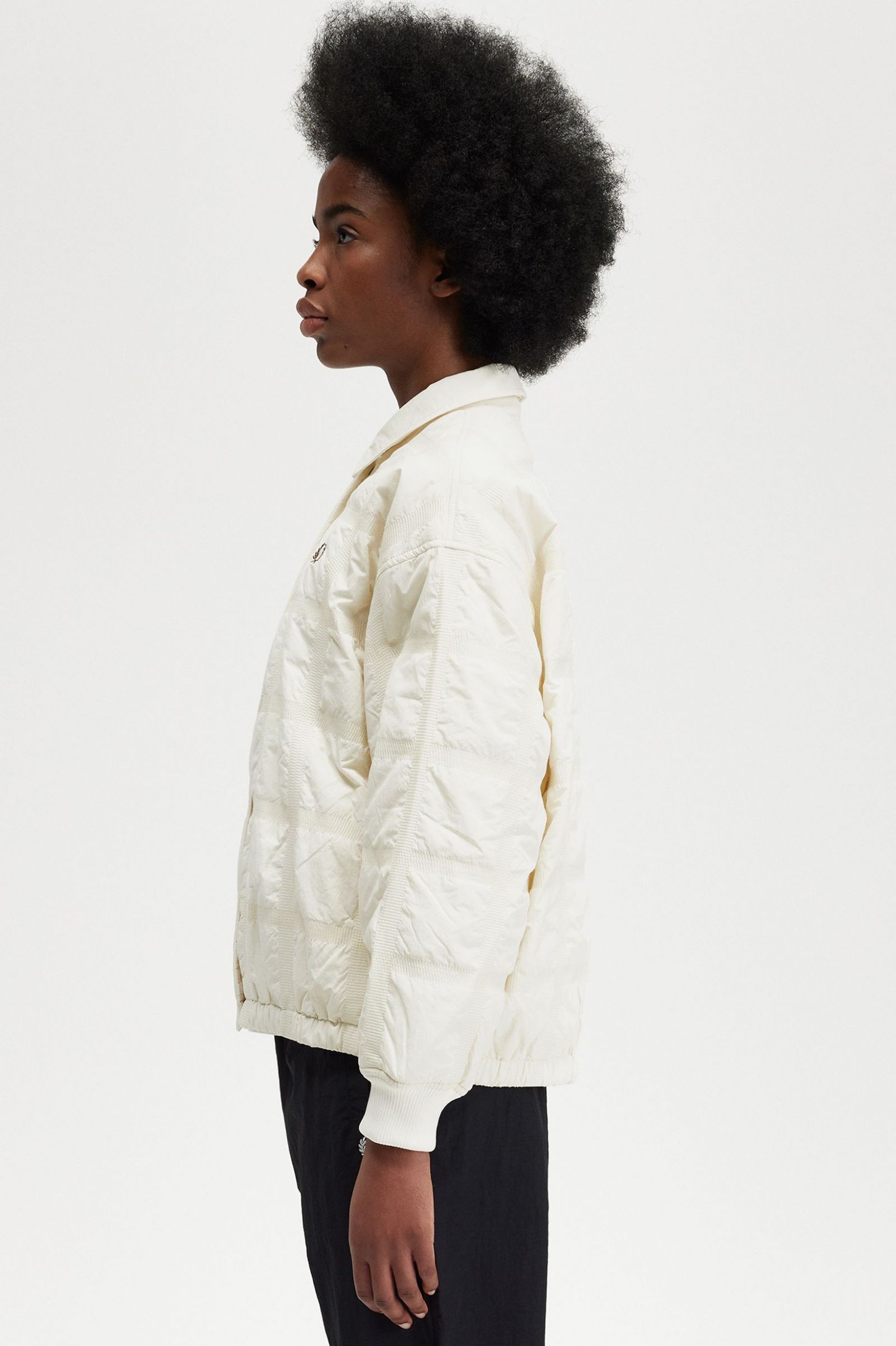 Quilted Jacket Ecru