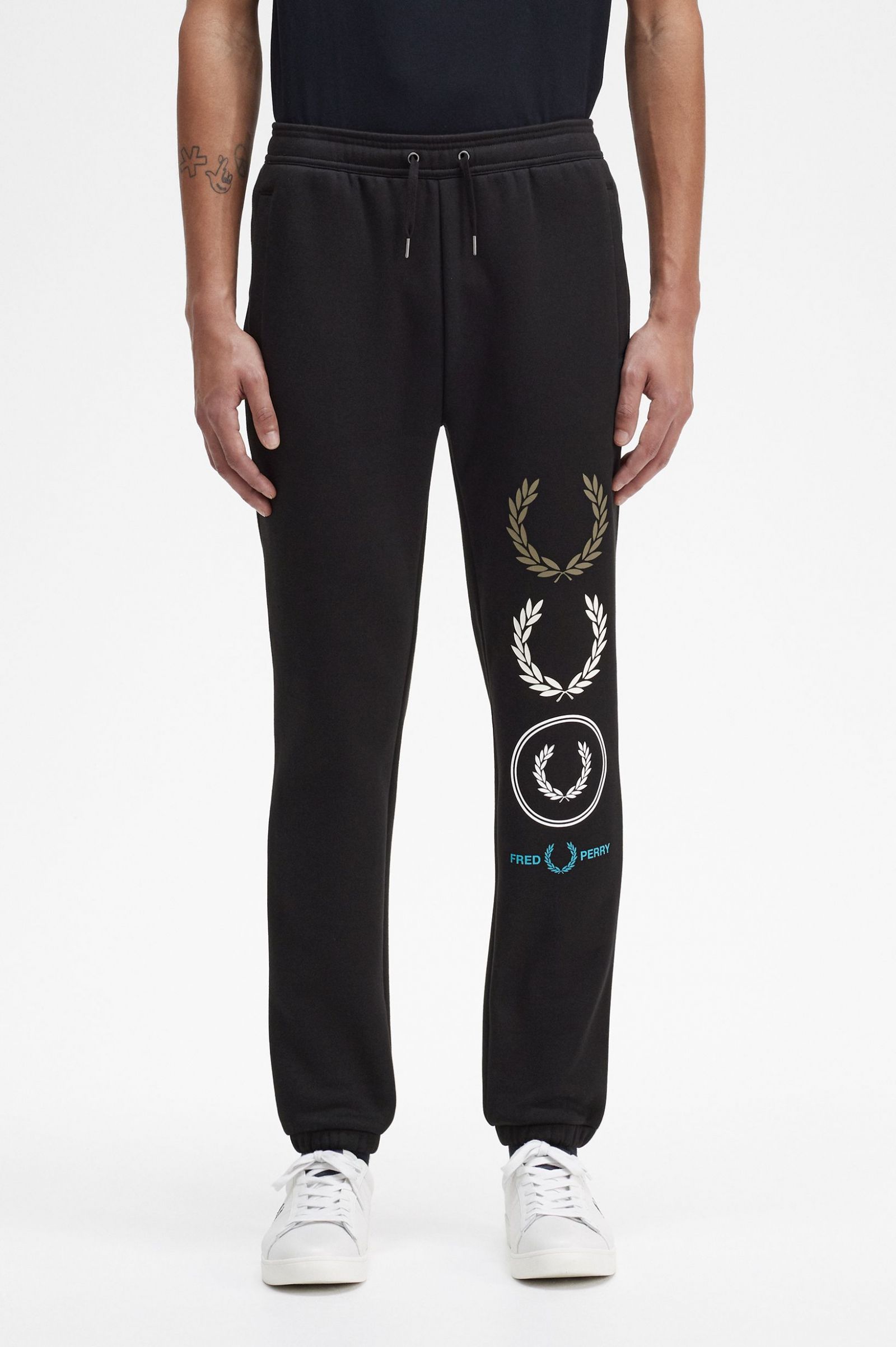 Graphic Branding Sweatpants Black