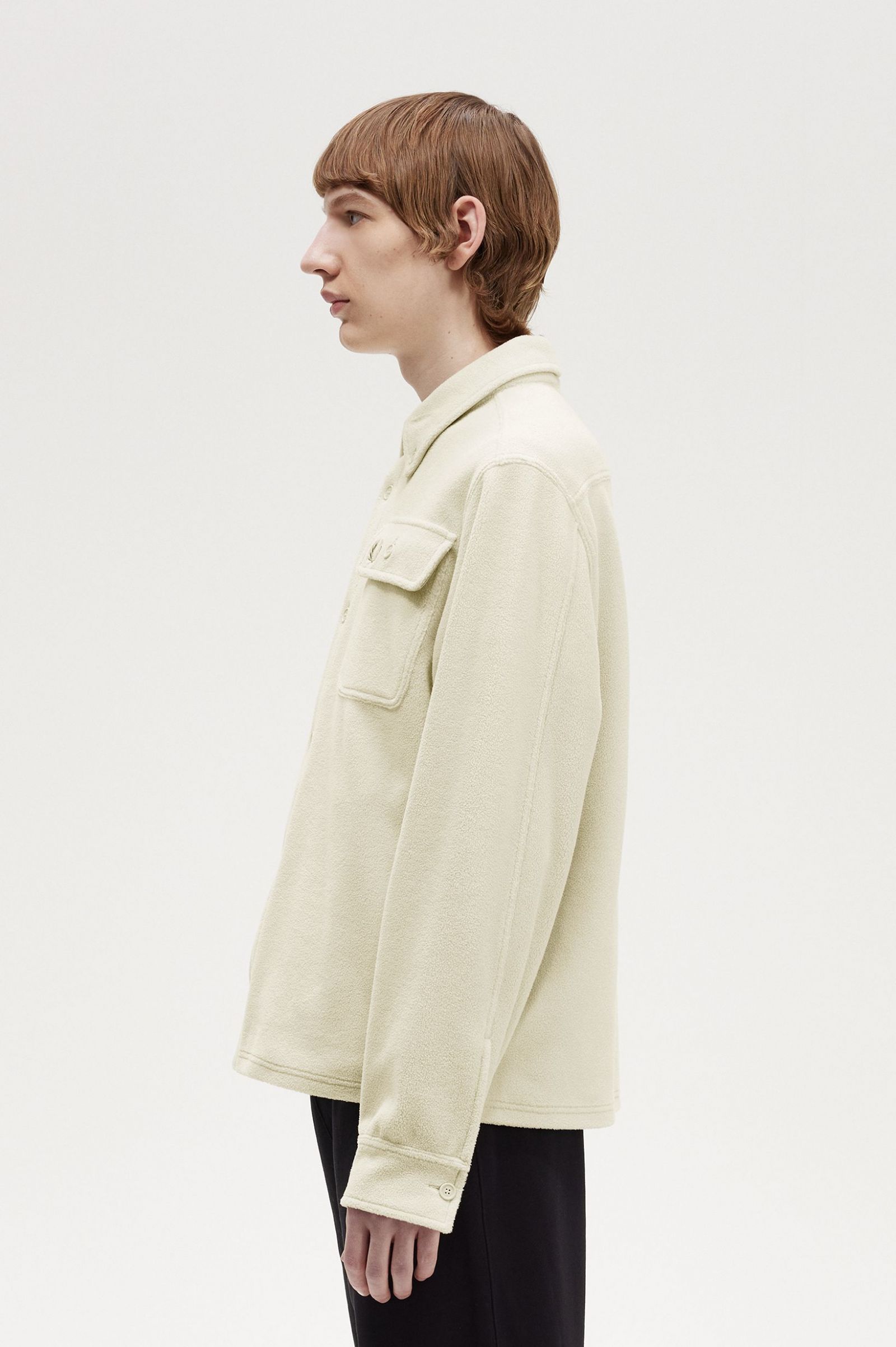 Fleece Overshirt Oatmeal