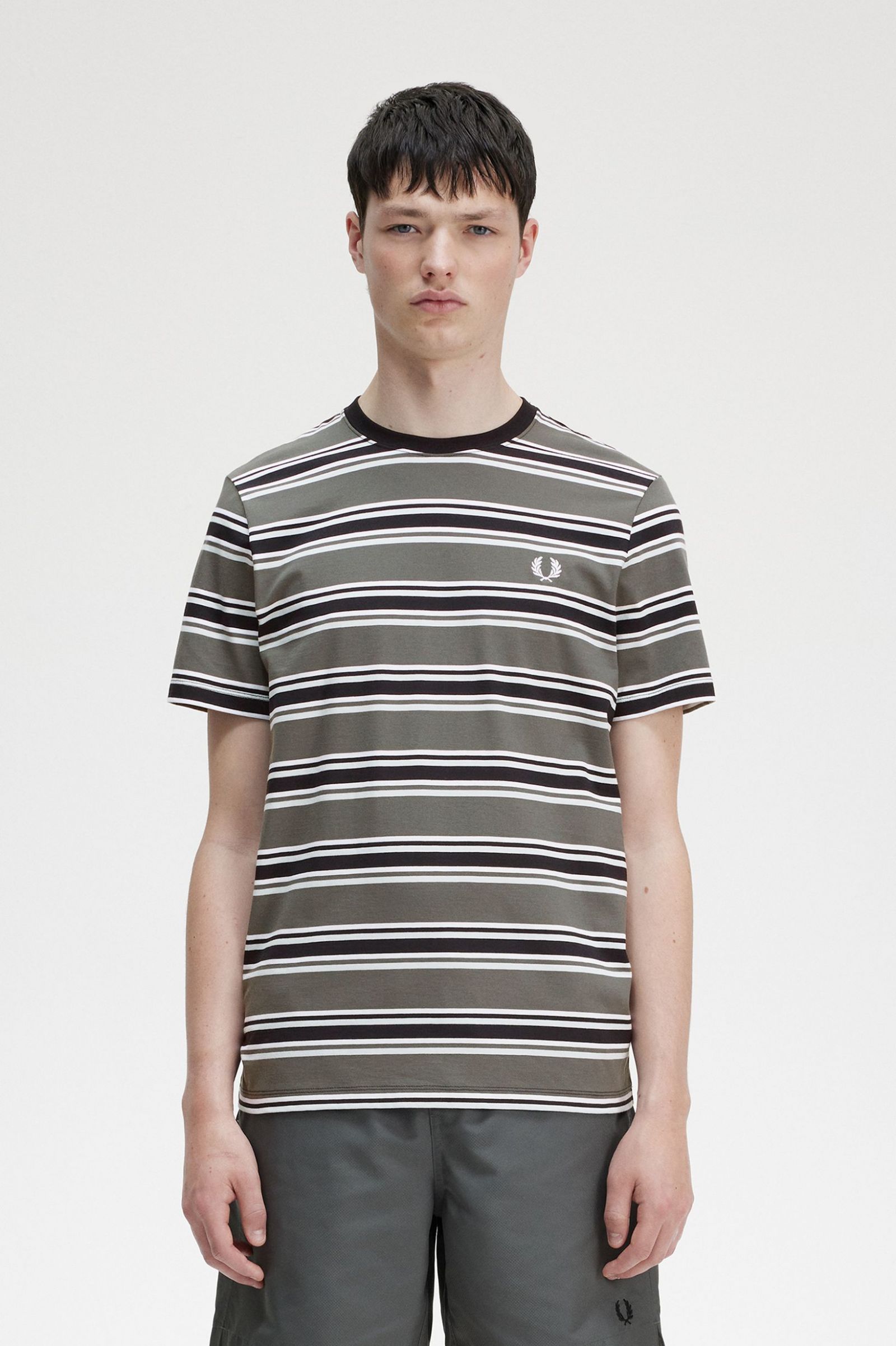 Stripe T-Shirt Field Green