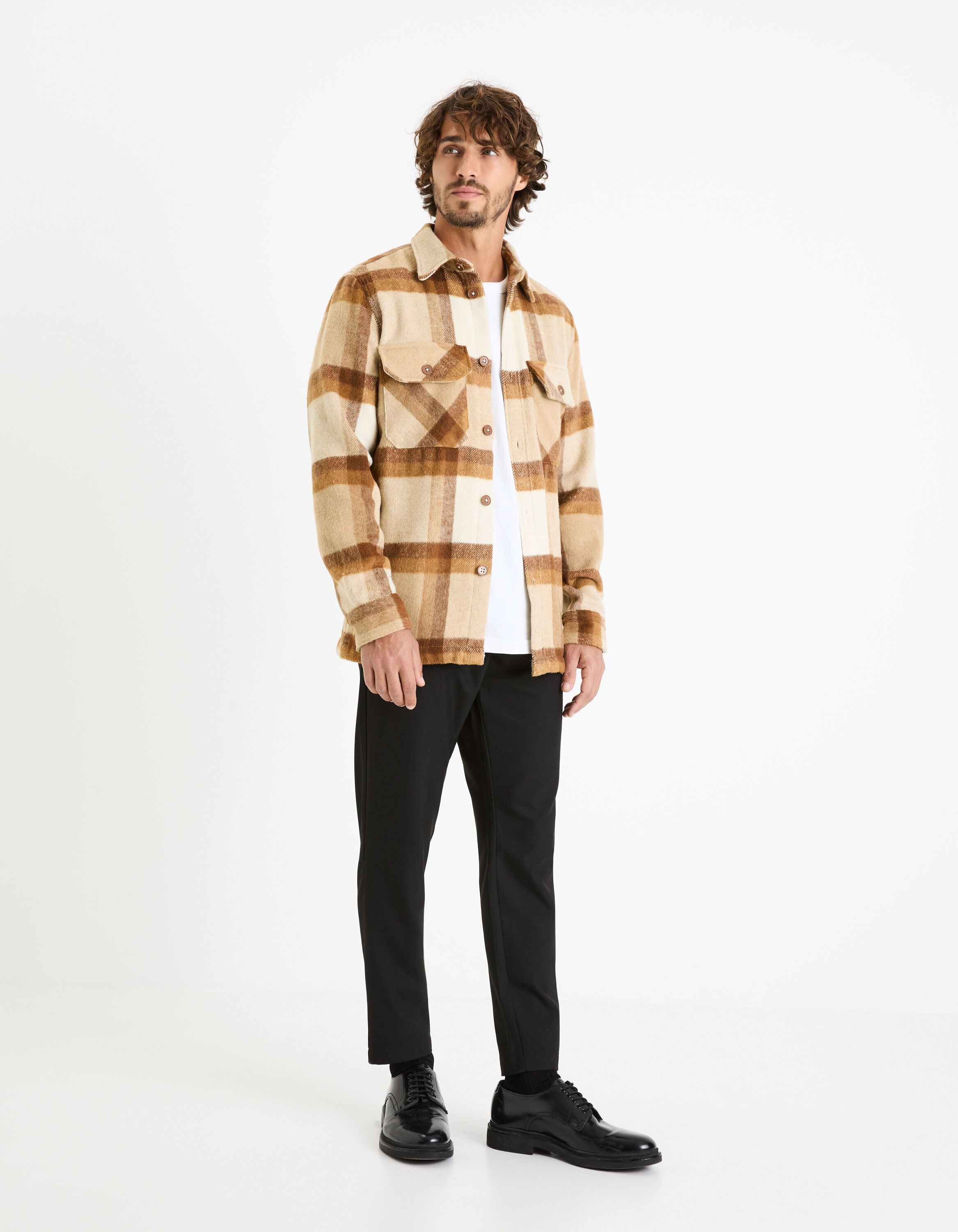 Chemise overshirt - beige