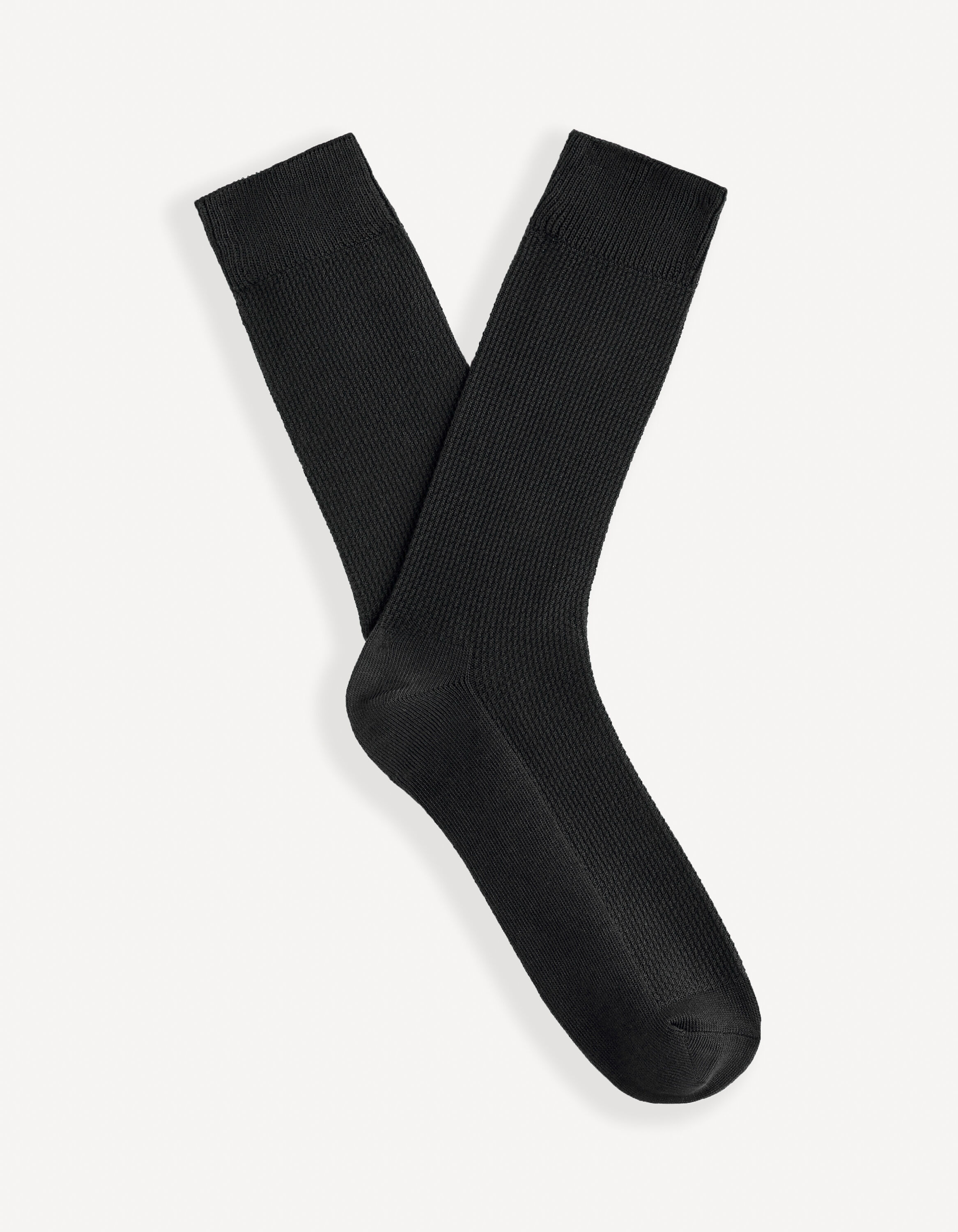 Chaussettes hautes coton - noir