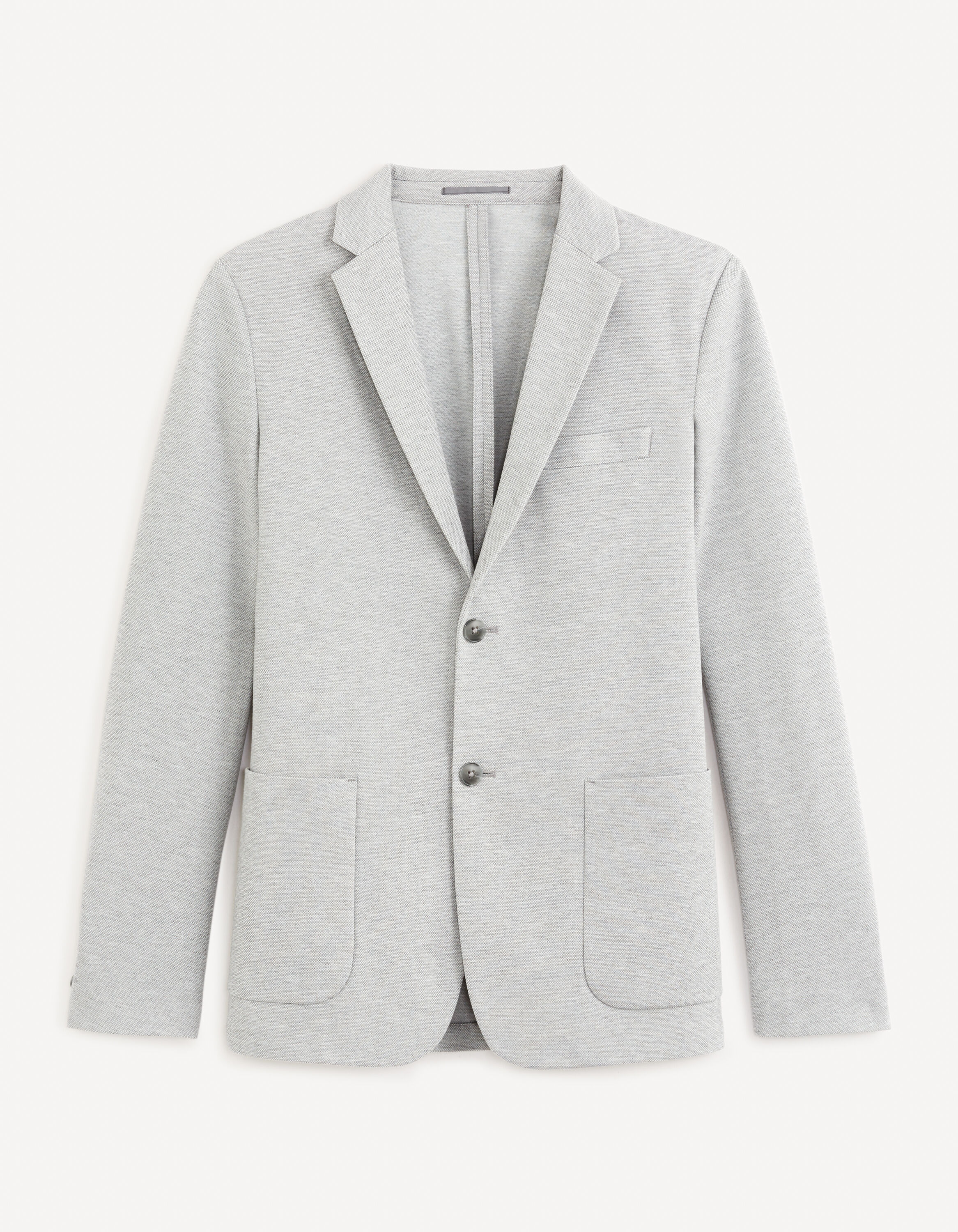 Blazer en maille Jess slim - gris