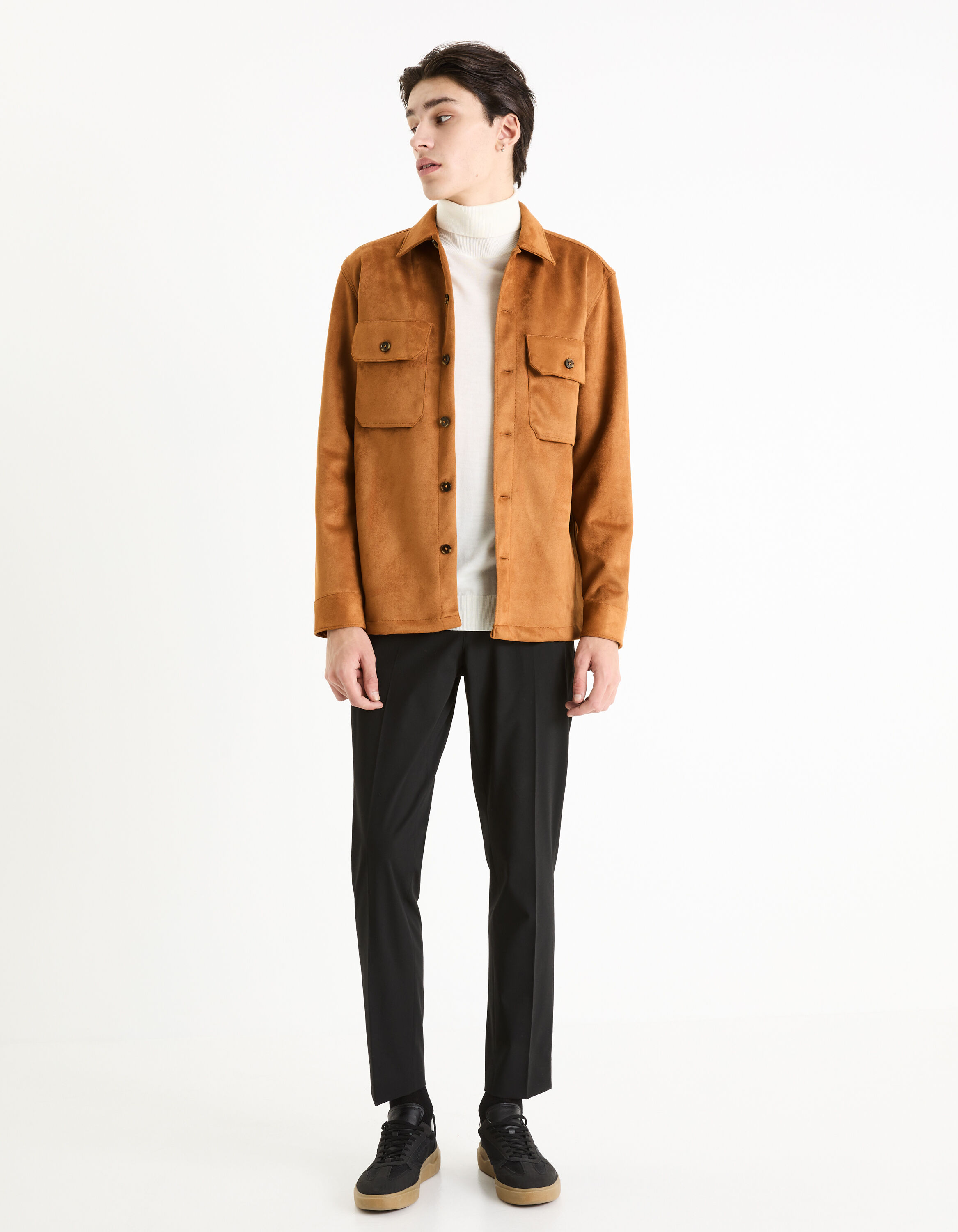 Chemise overshirt - marron