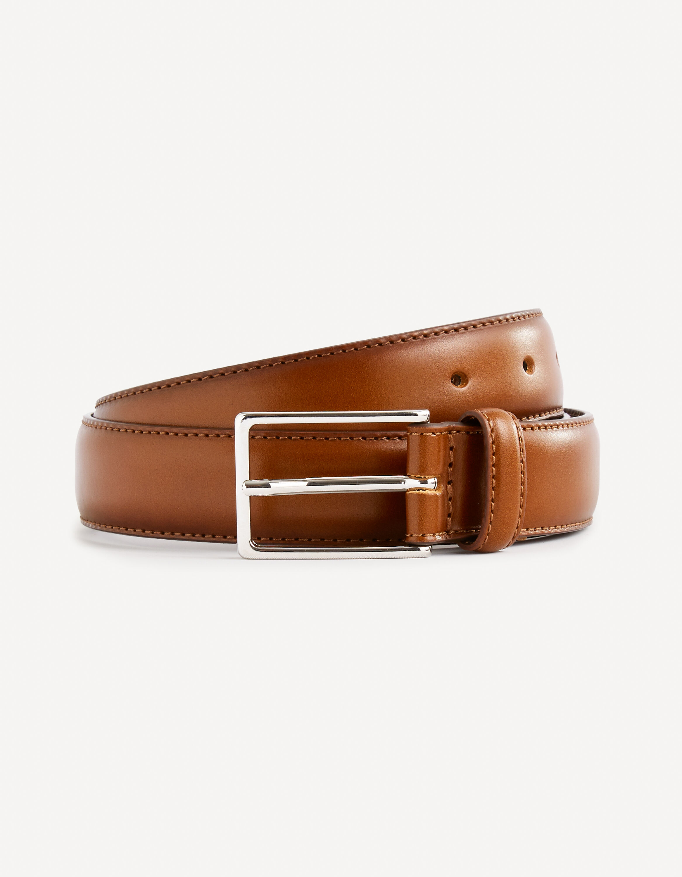Ceinture 100% cuir - cognac