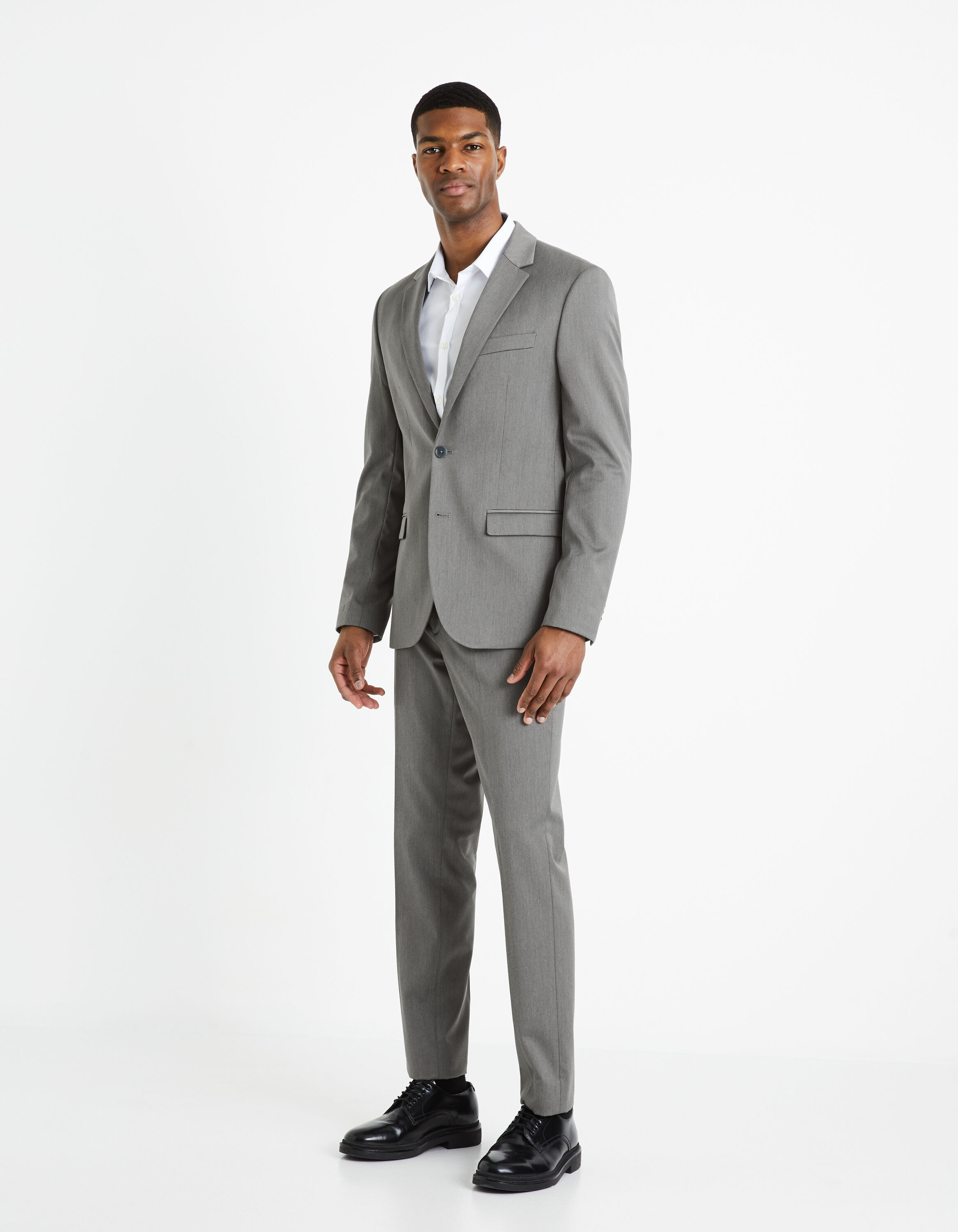 Chemise extra slim coton stretch - blanc