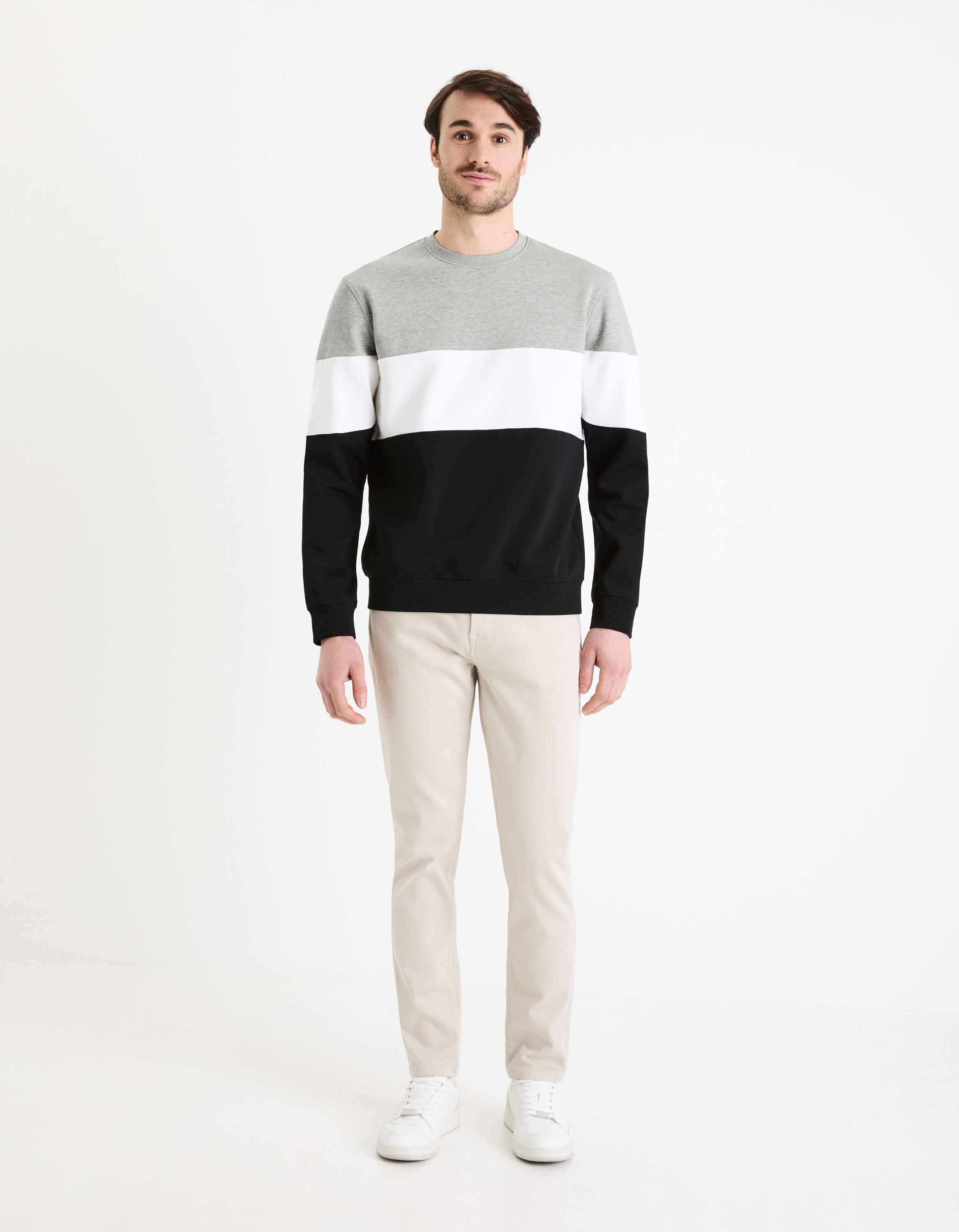 Sweat col rond - noir