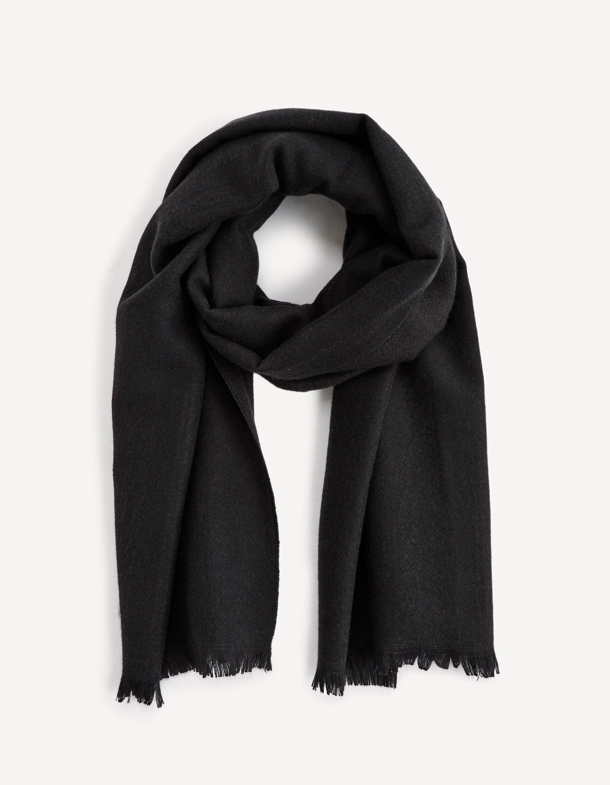 Echarpe double face - noir