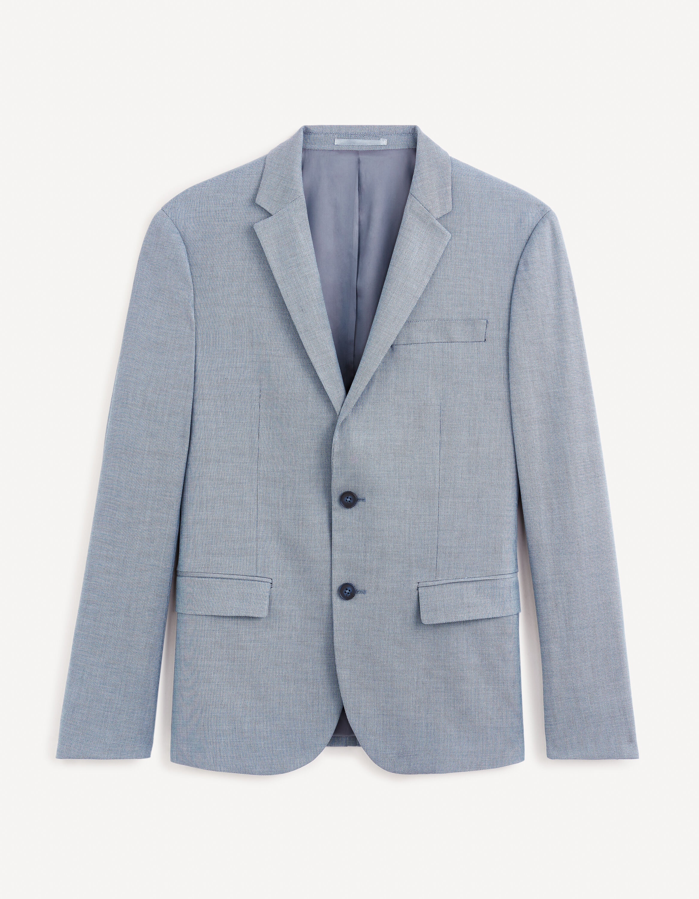 Veste de costume slim Mikro - bleu ciel