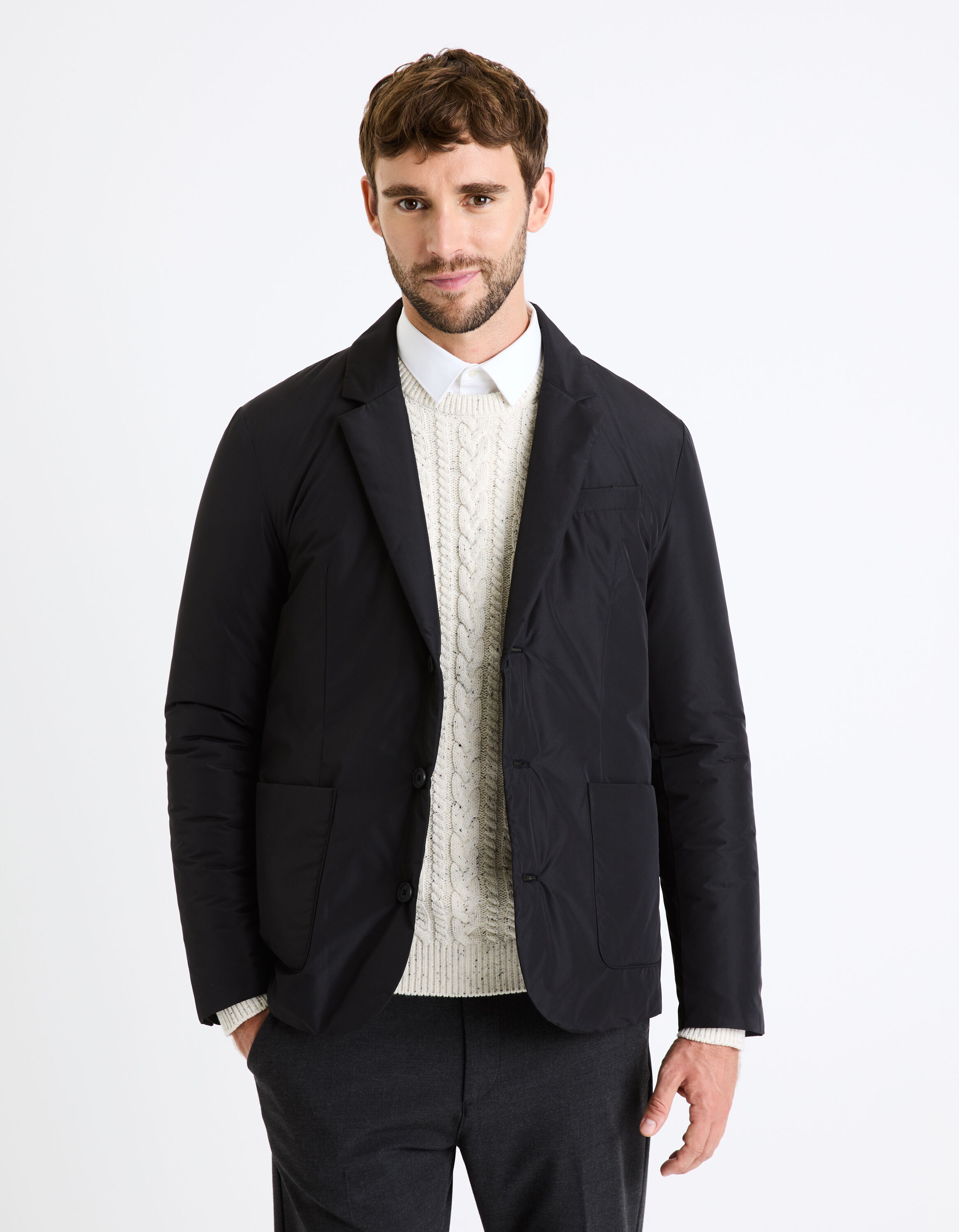 Veste de costume slim - noir