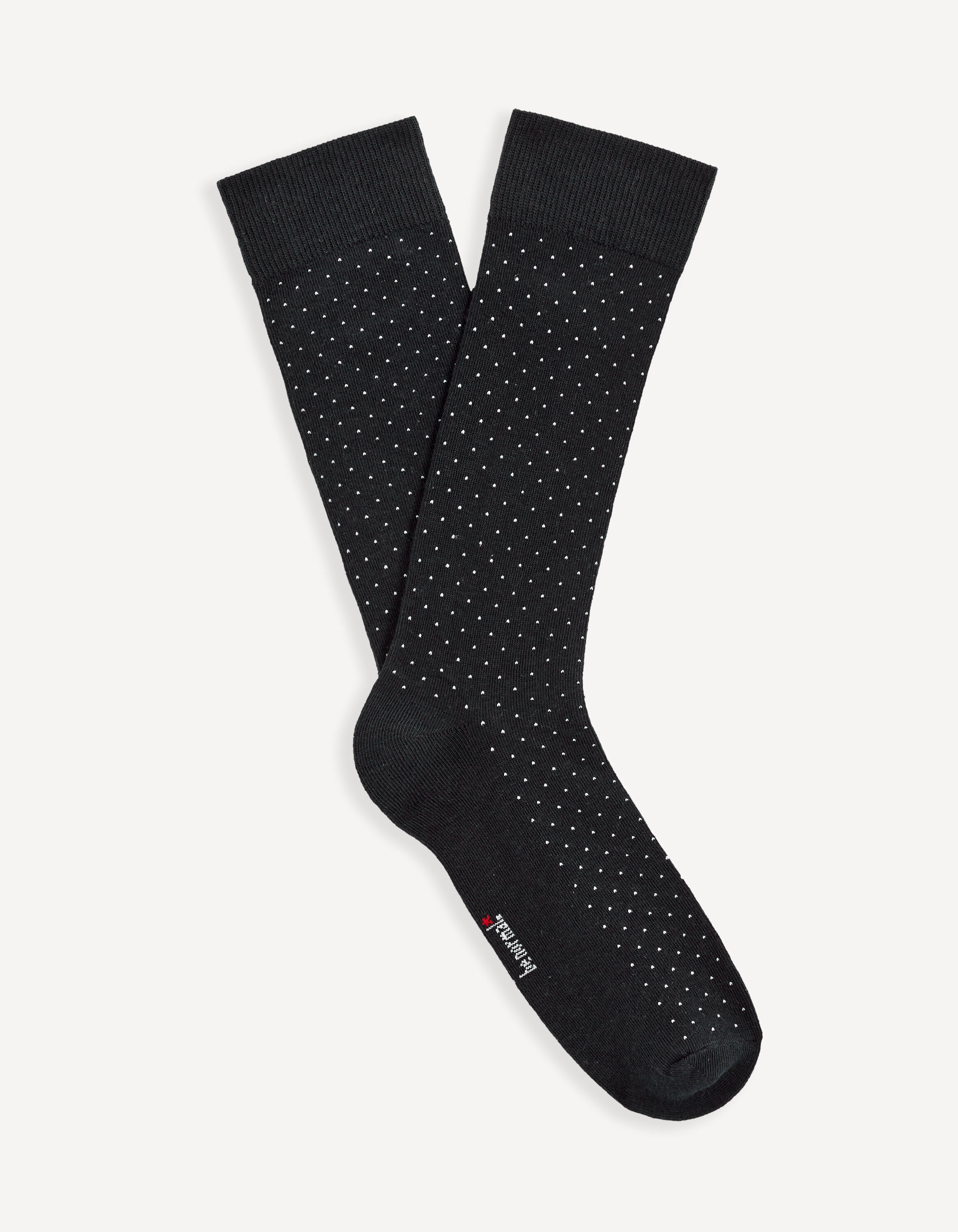 Chaussettes hautes coton - noir