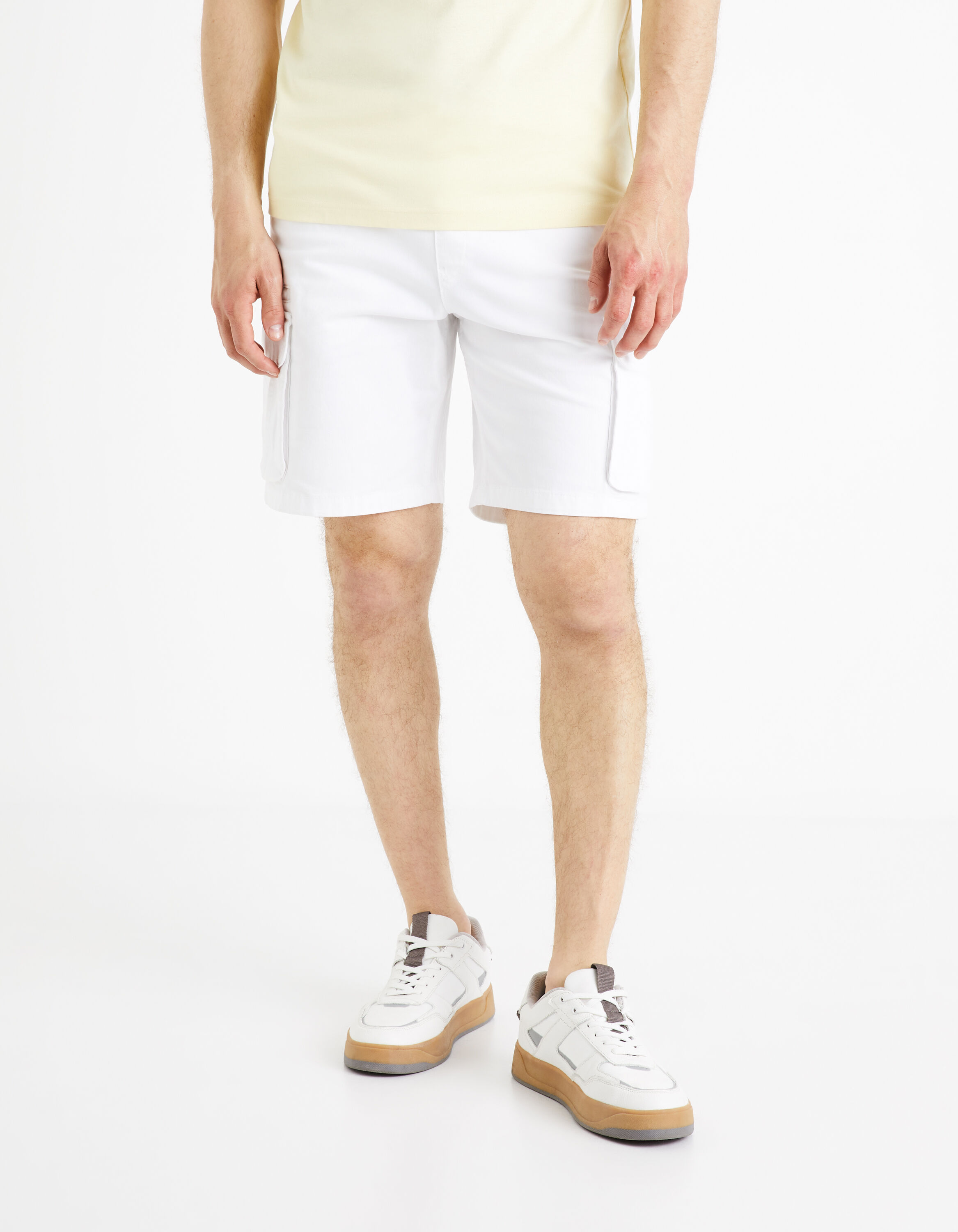 Bermuda cargo - blanc