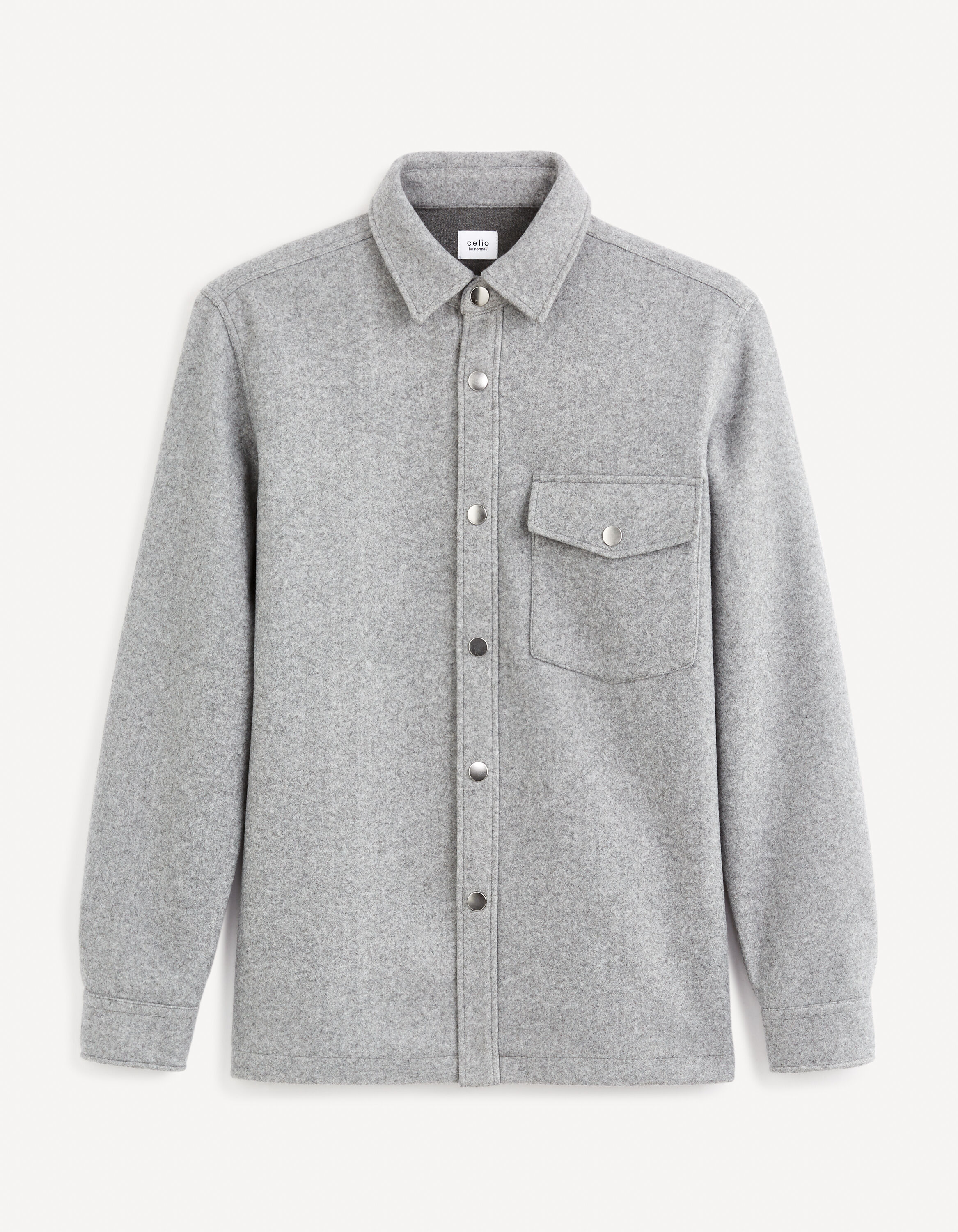 Chemise overshirt - gris