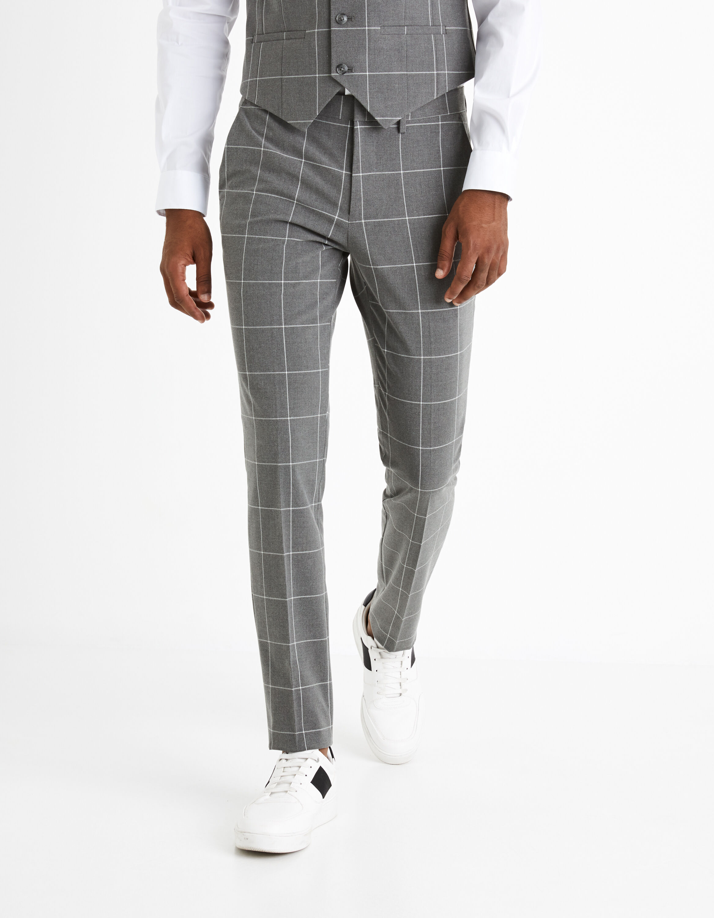 Pantalon de costume GRIGGIO slim - gris