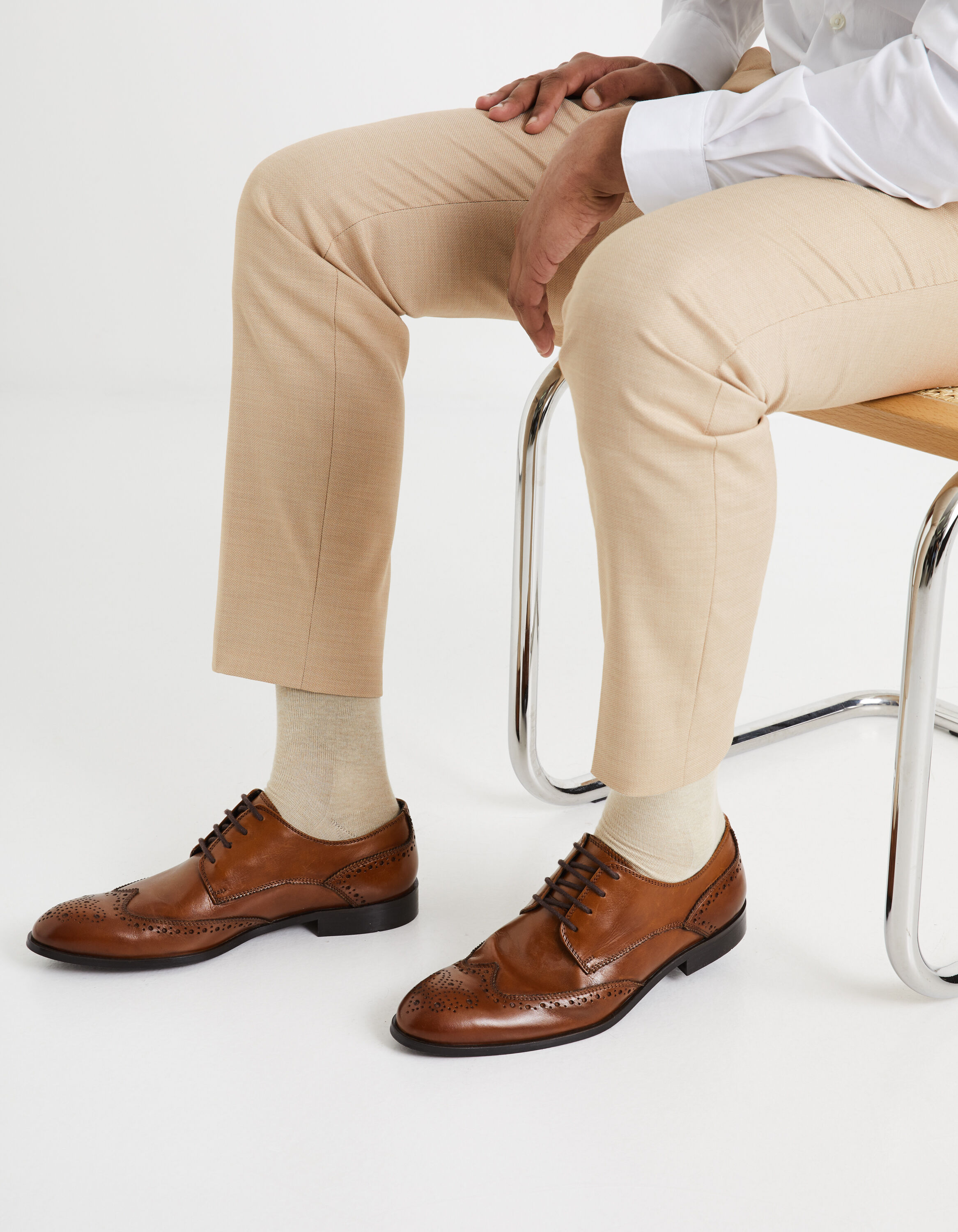 Derbies en cuir - marron