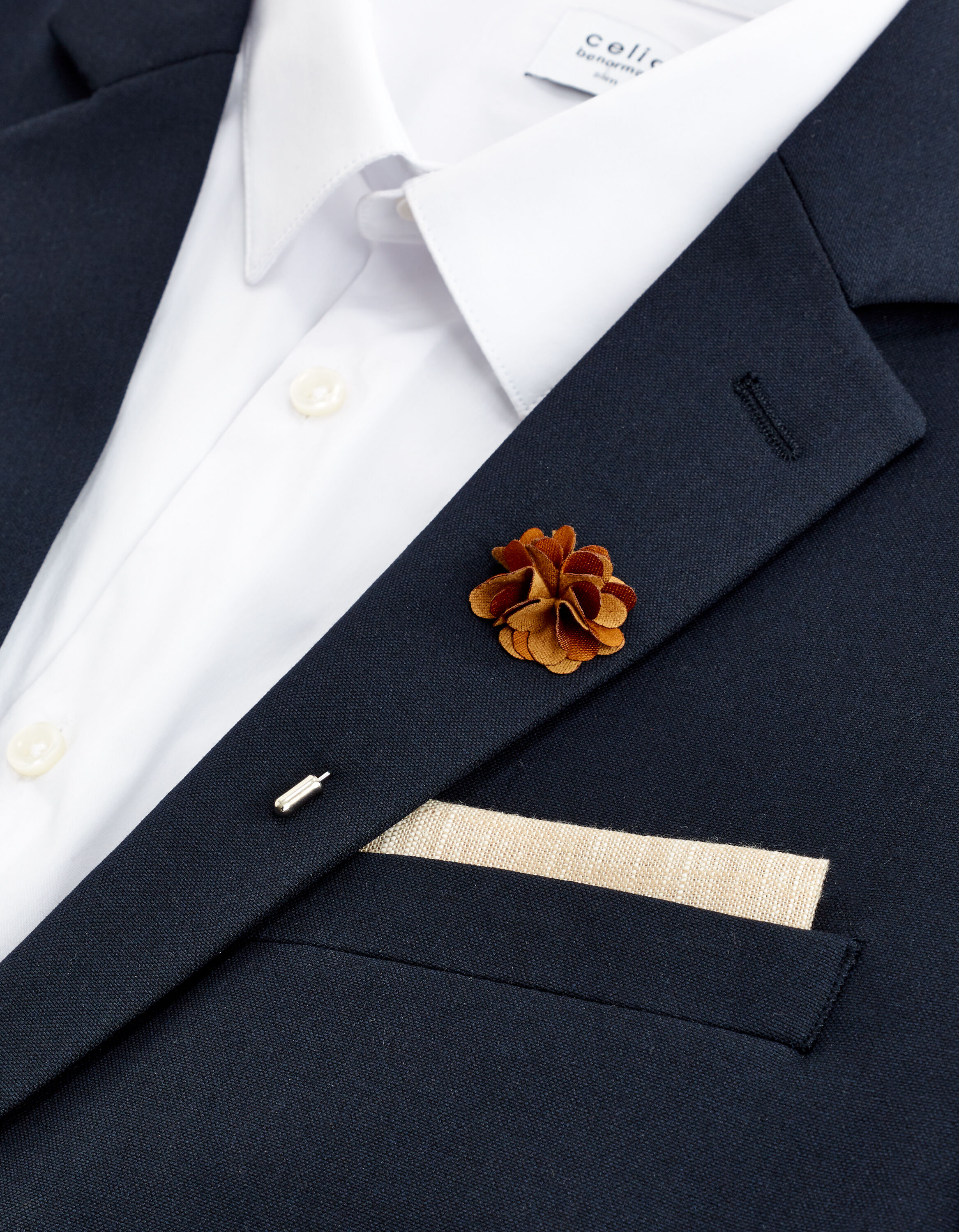 Pochette de costume - beige