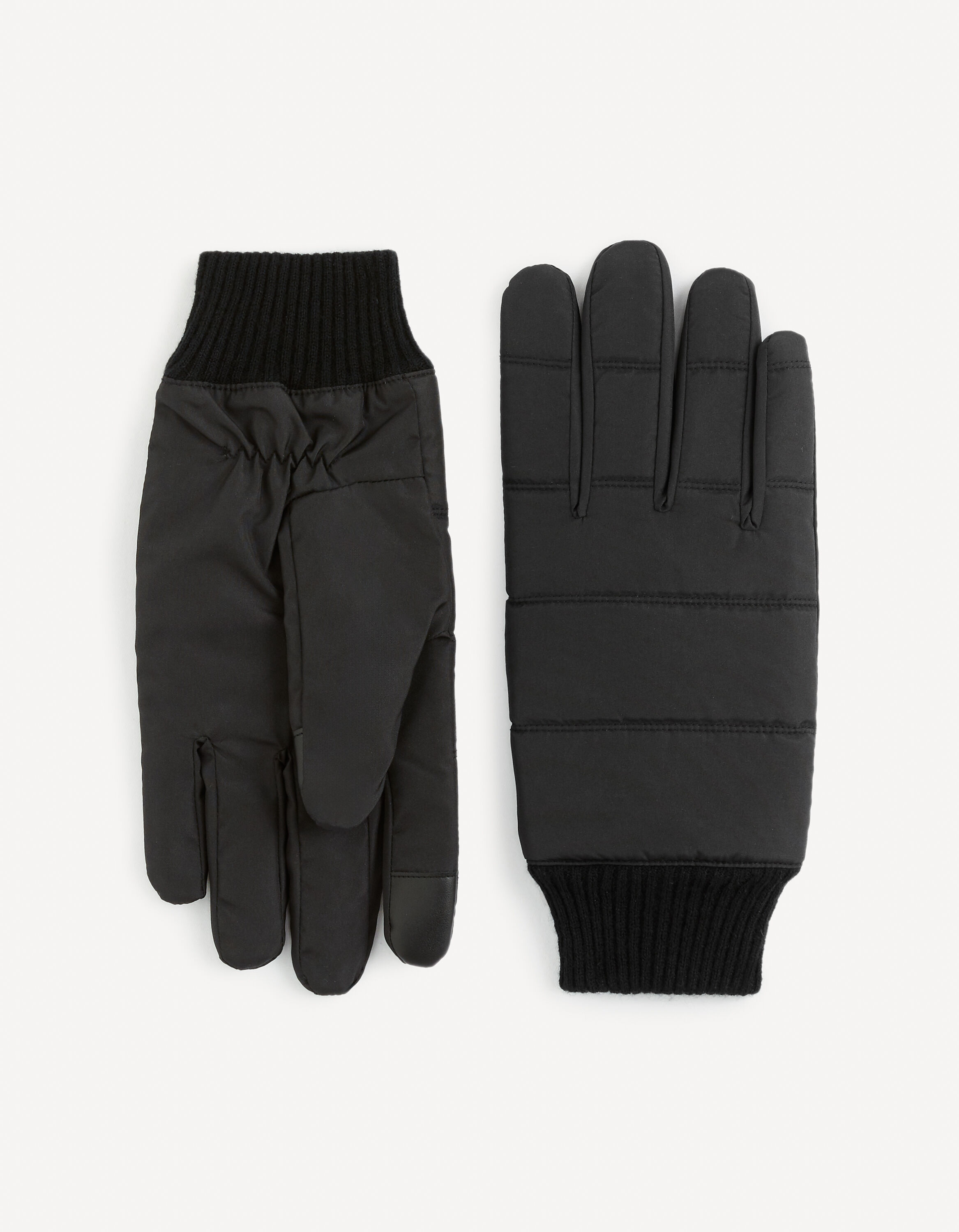 Gants en doudoune - noir