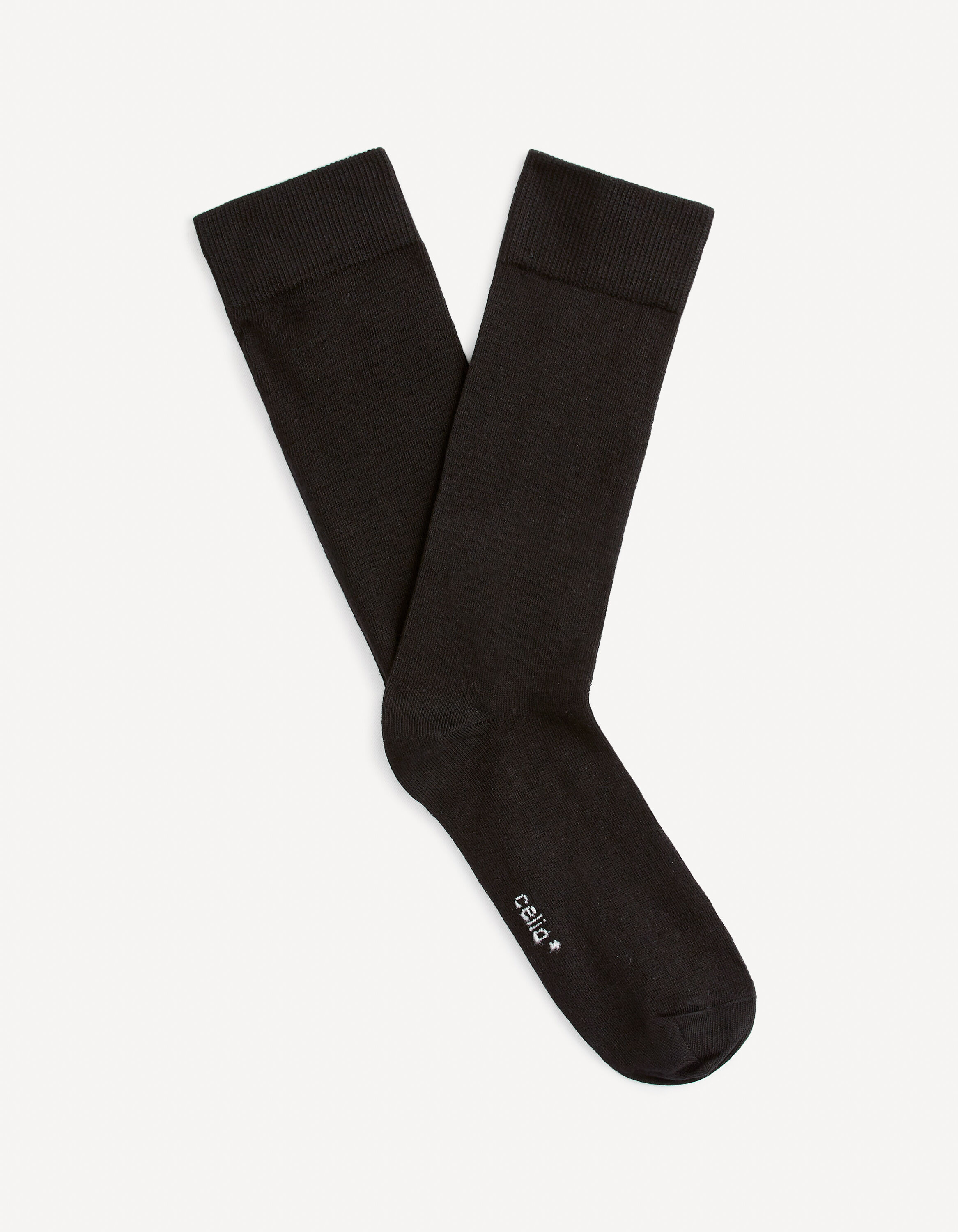Chaussettes hautes coton - noir