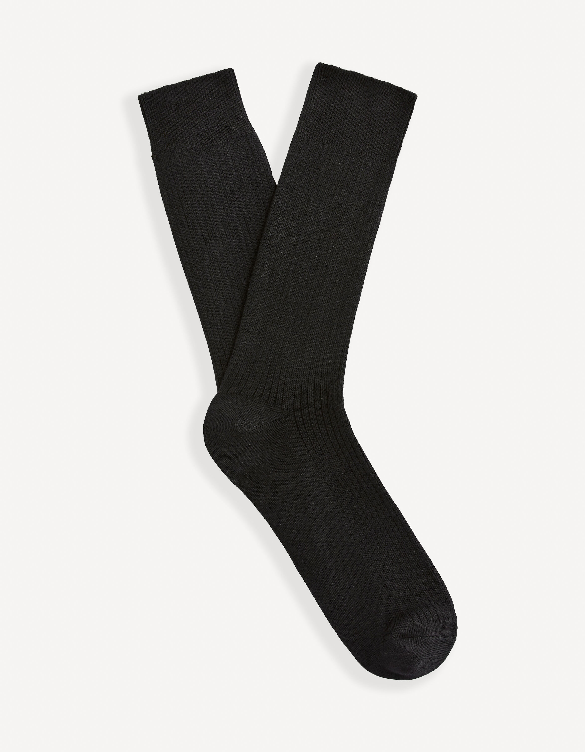 Chaussettes hautes coton - noir