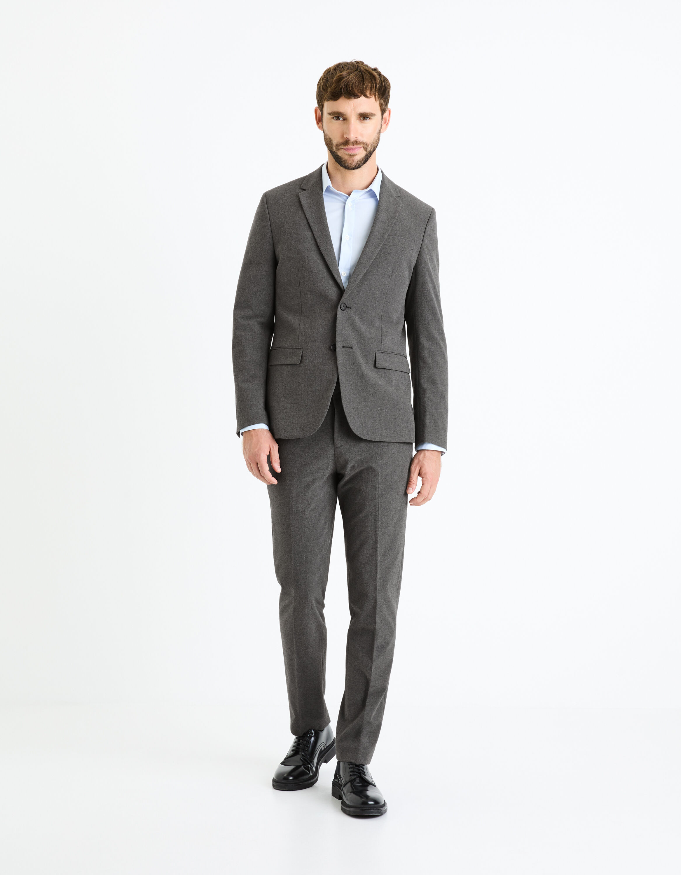 Pantalon de costume slim - gris