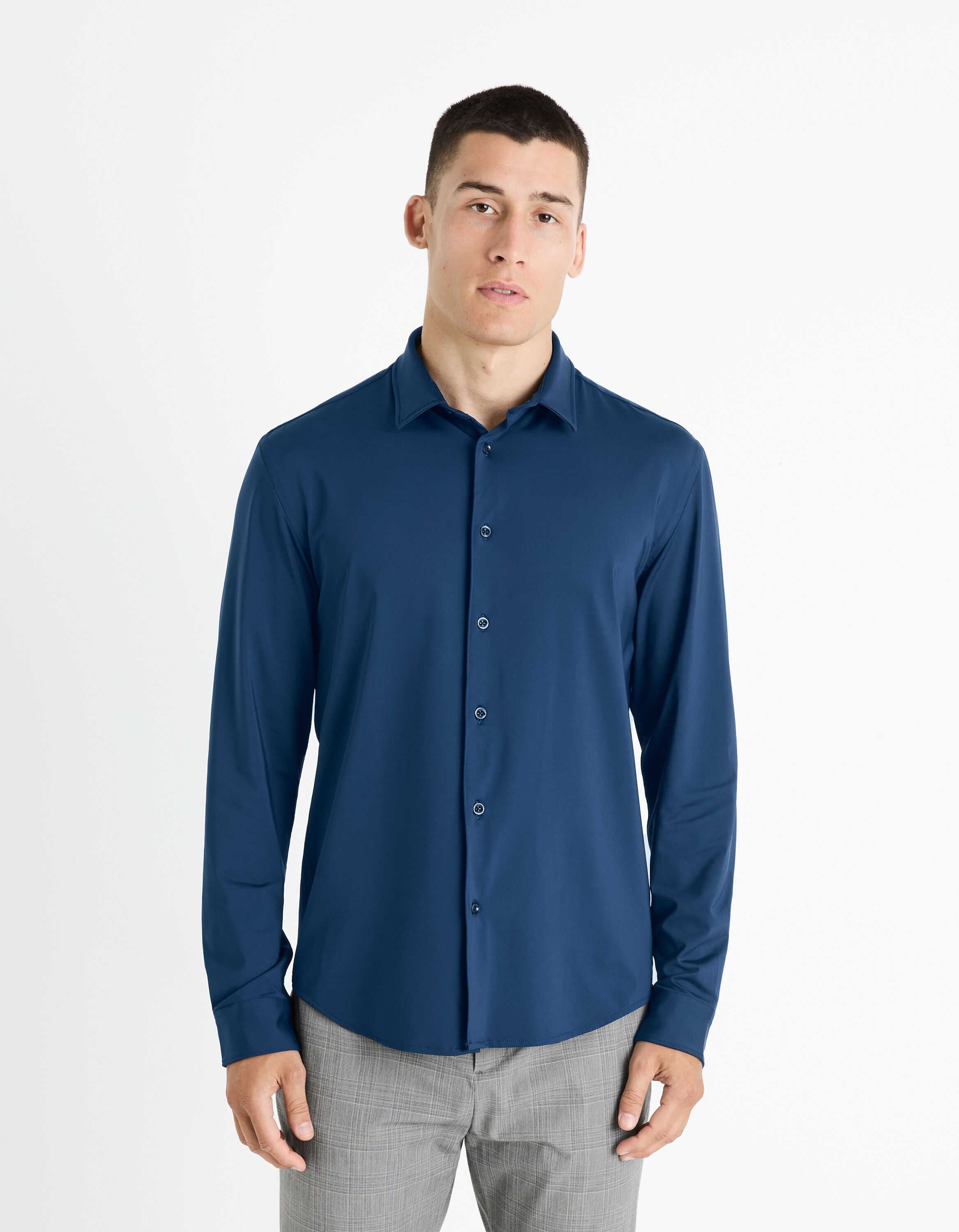 Chemise regular - marine
