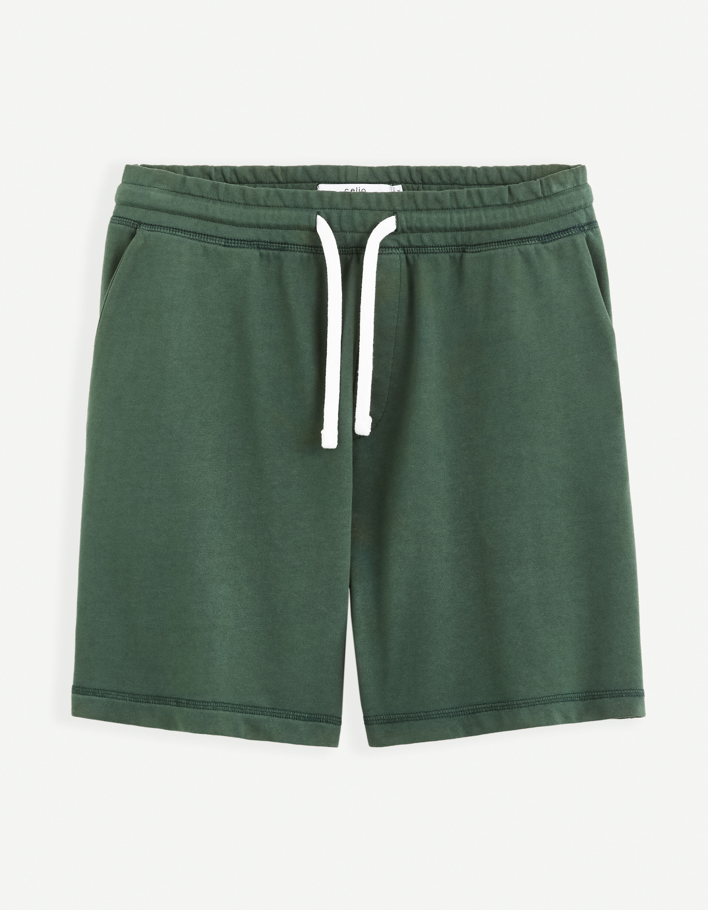 Bermuda 100% coton - vert sapin