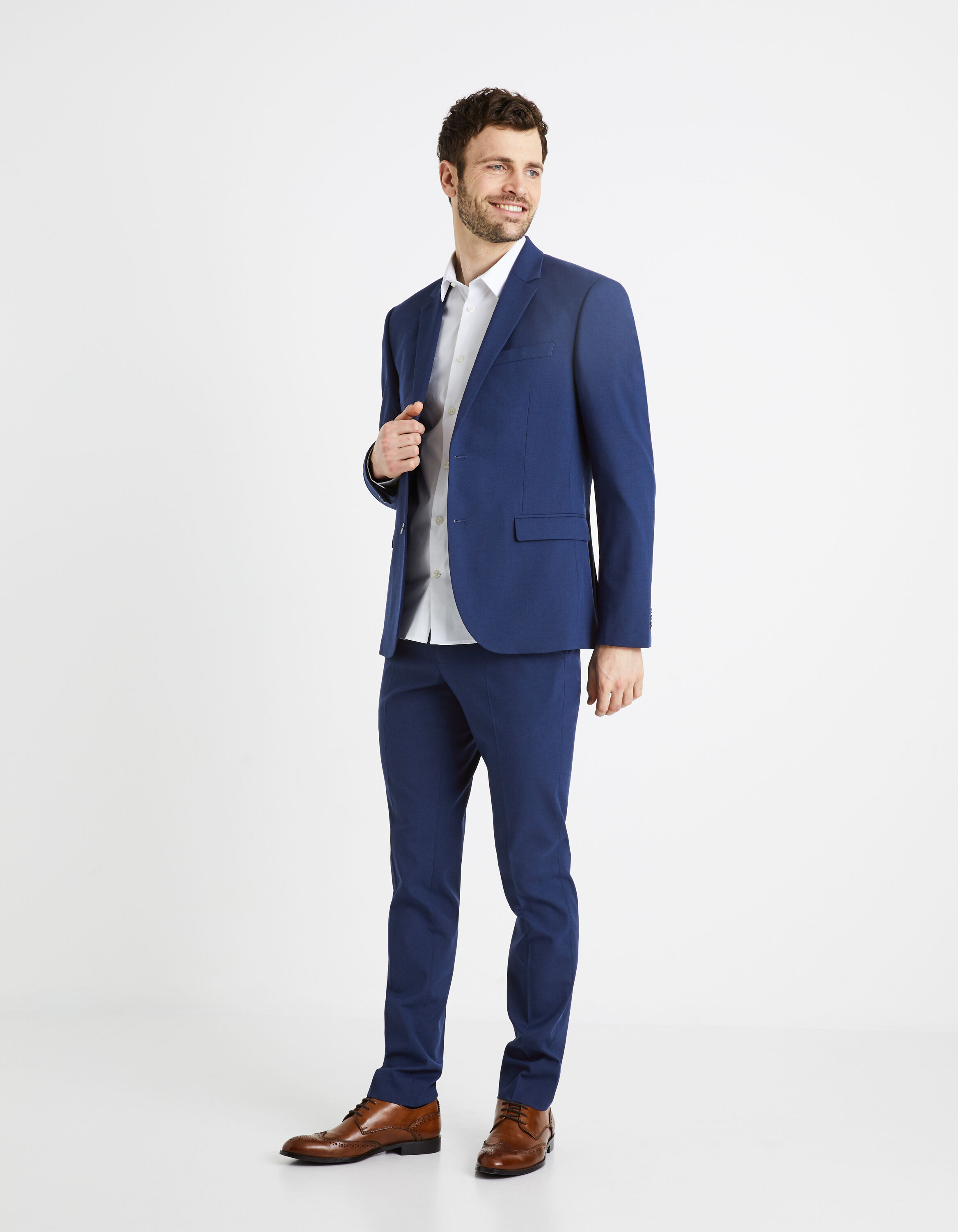 Pantalon de costume Amaury slim - bleu