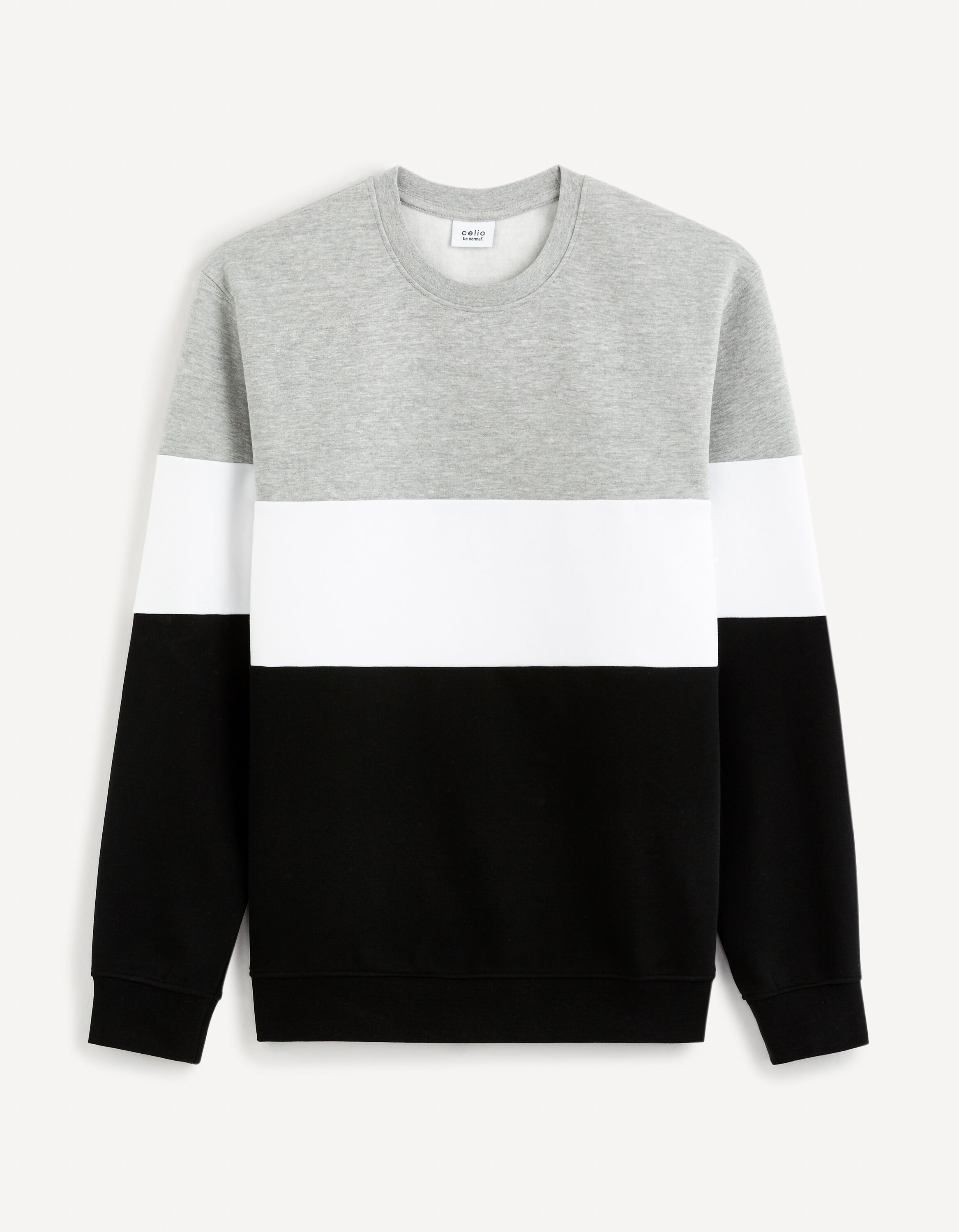 Sweat col rond - noir
