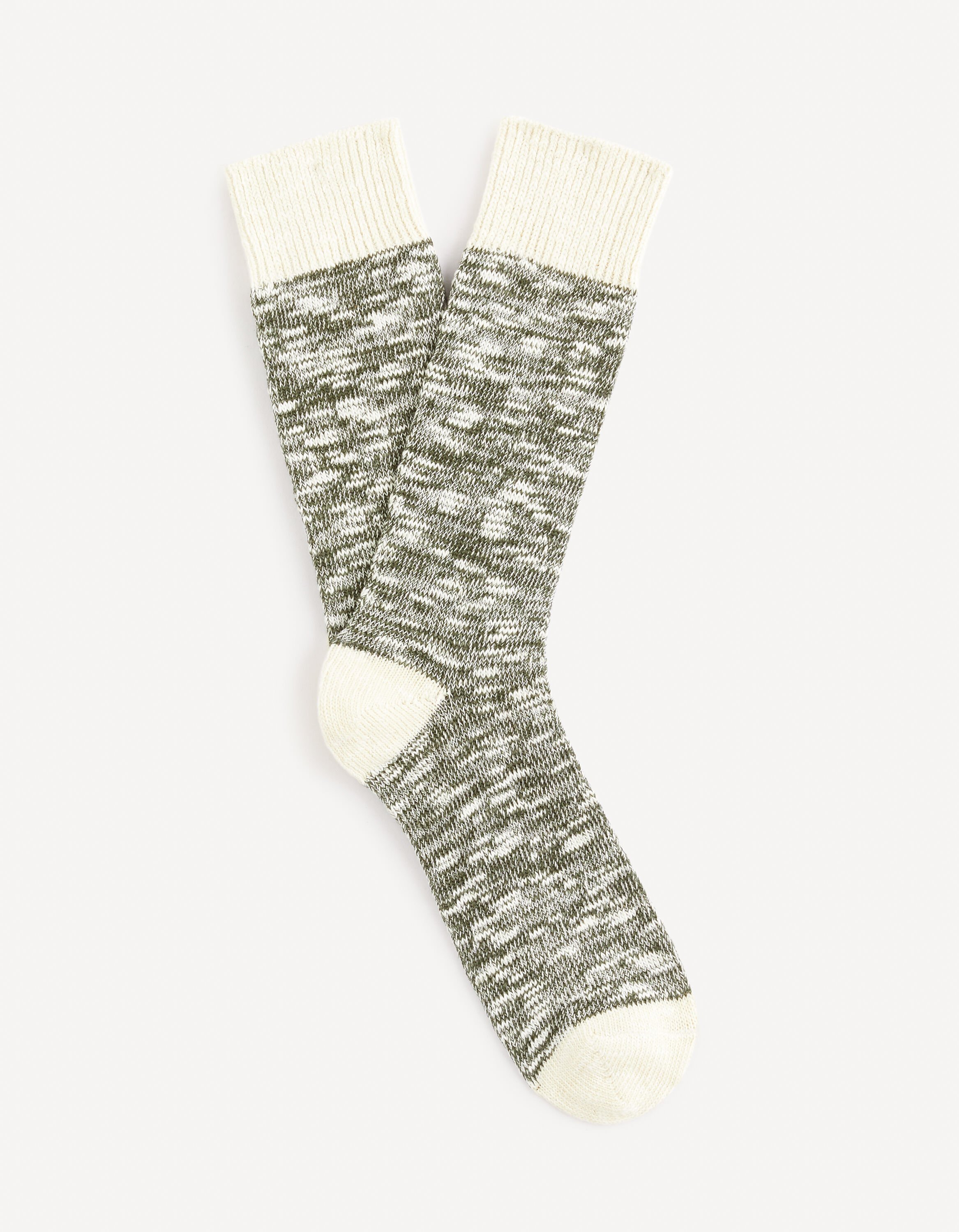 Chaussettes hautes coton - vert