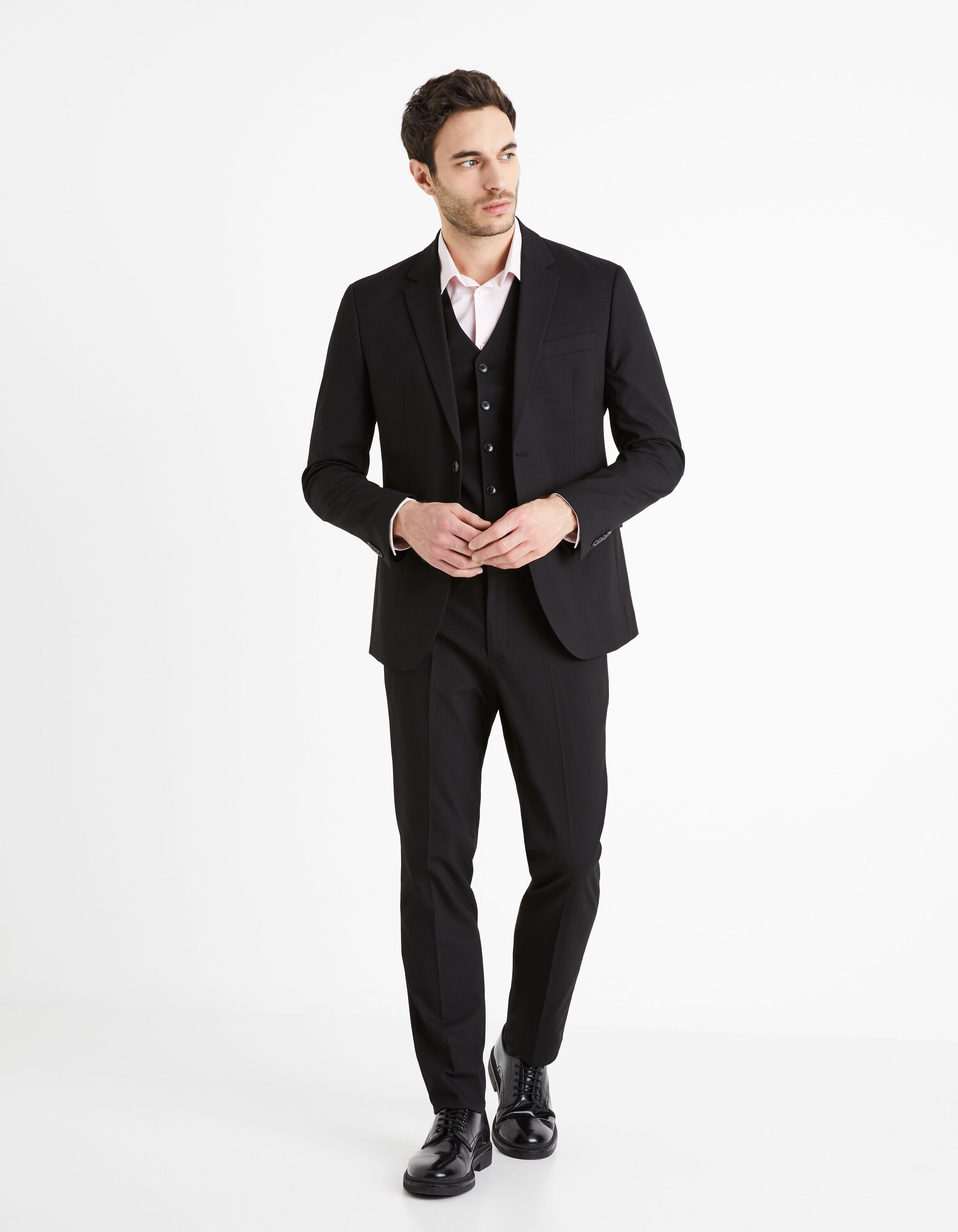 Pantalon de costume Amaury slim - noir