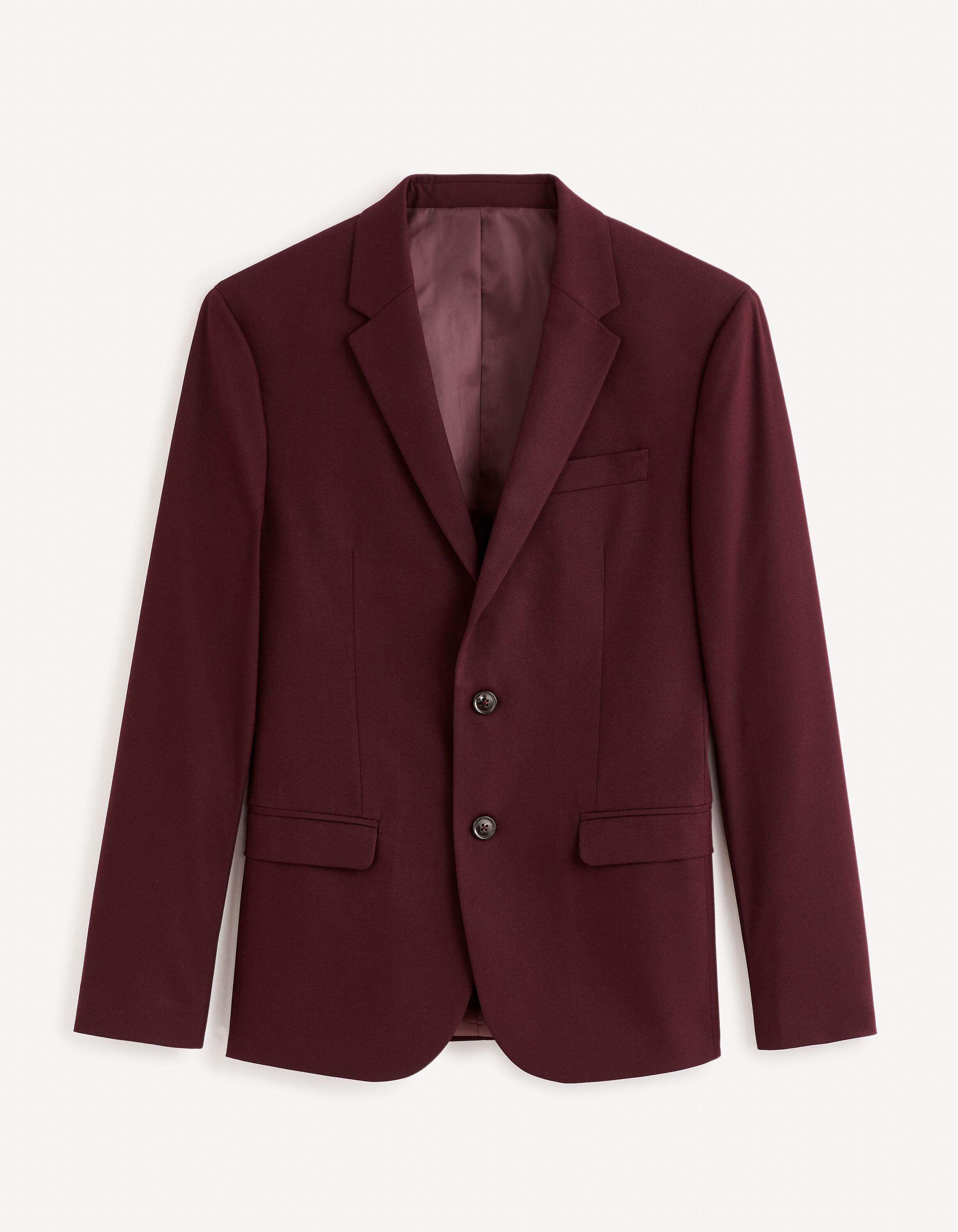 Veste de costume Amaury lavable slim - bordeaux