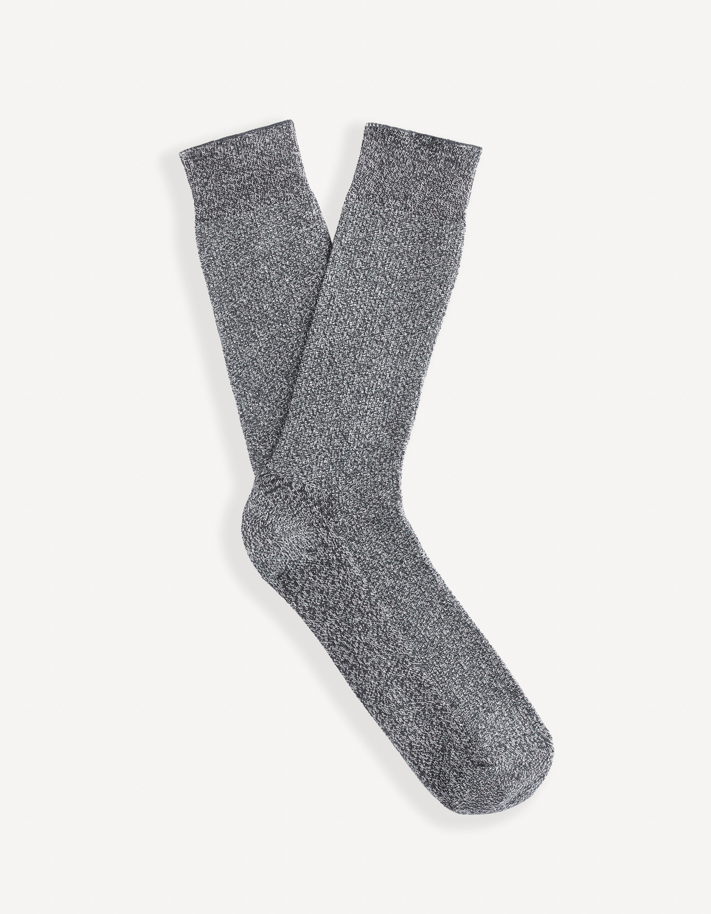 Chaussettes hautes coton - anthracite