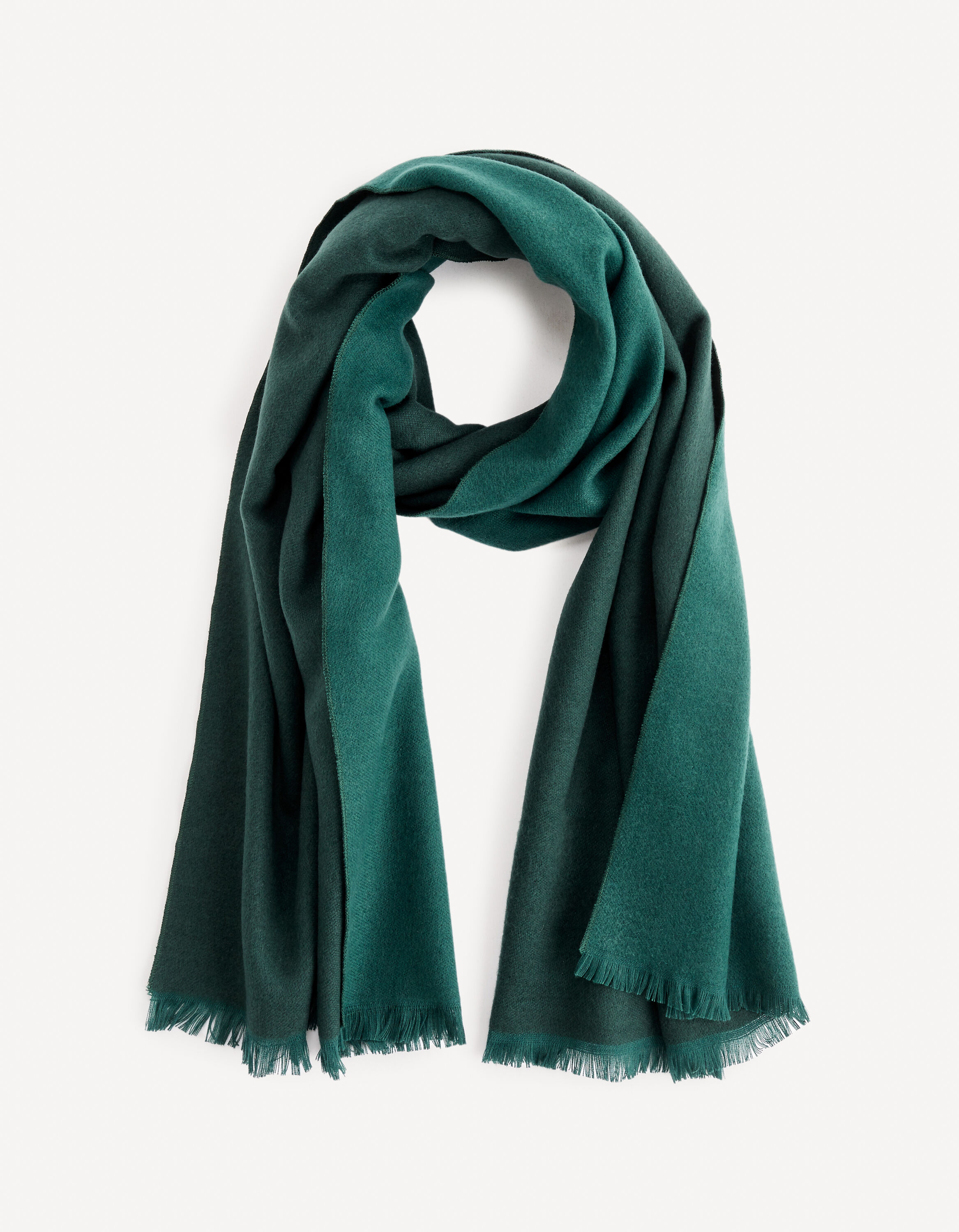 Echarpe double face - vert