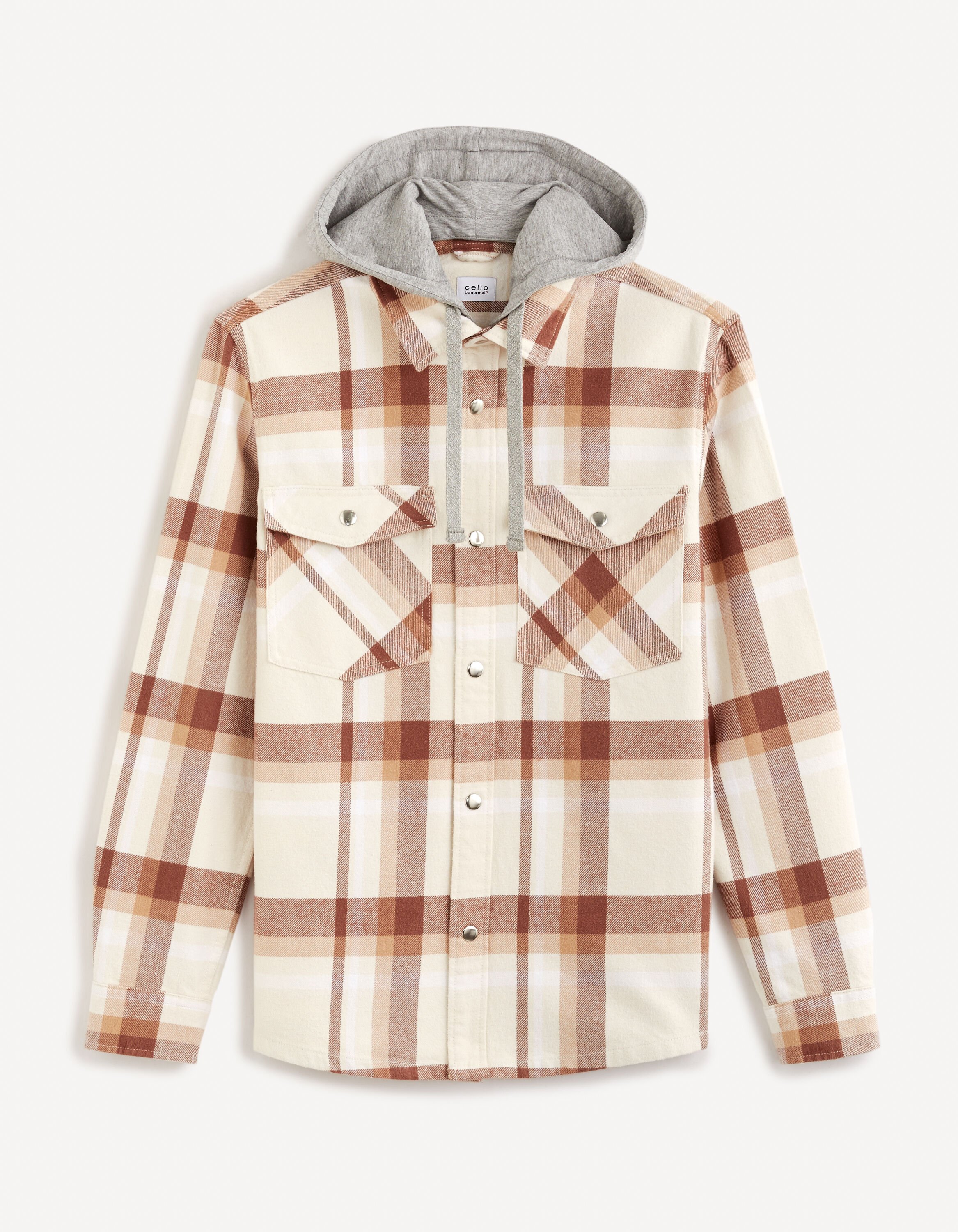 Surchemise 100% coton - beige