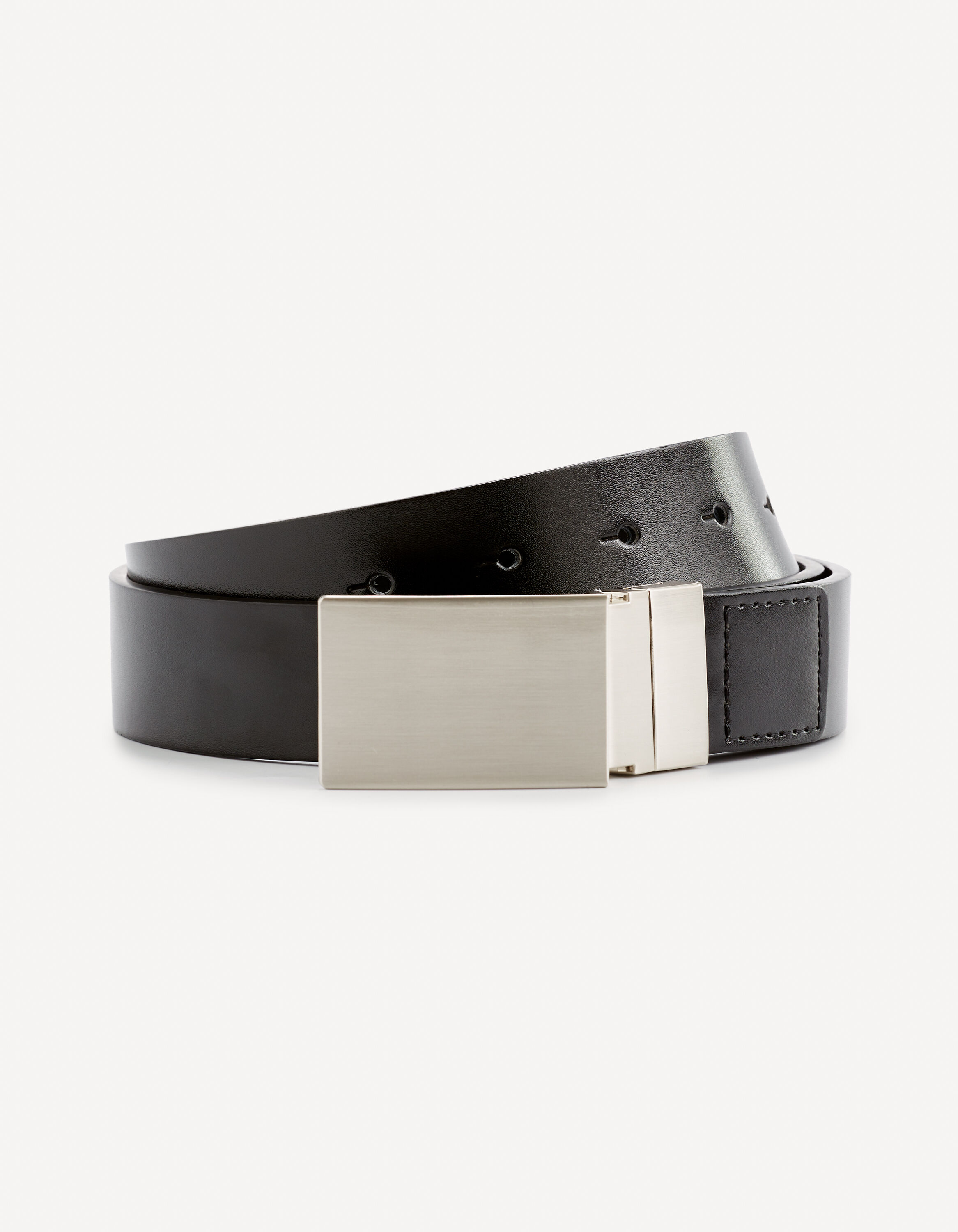 Ceinture 100% cuir - noir