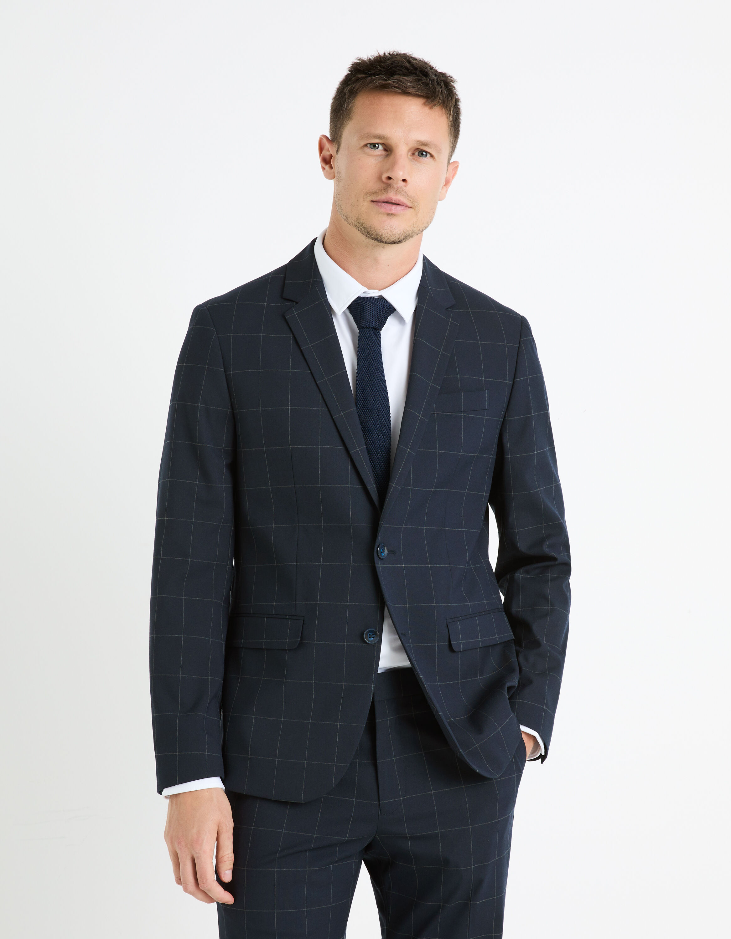 Veste de costume slim - marine