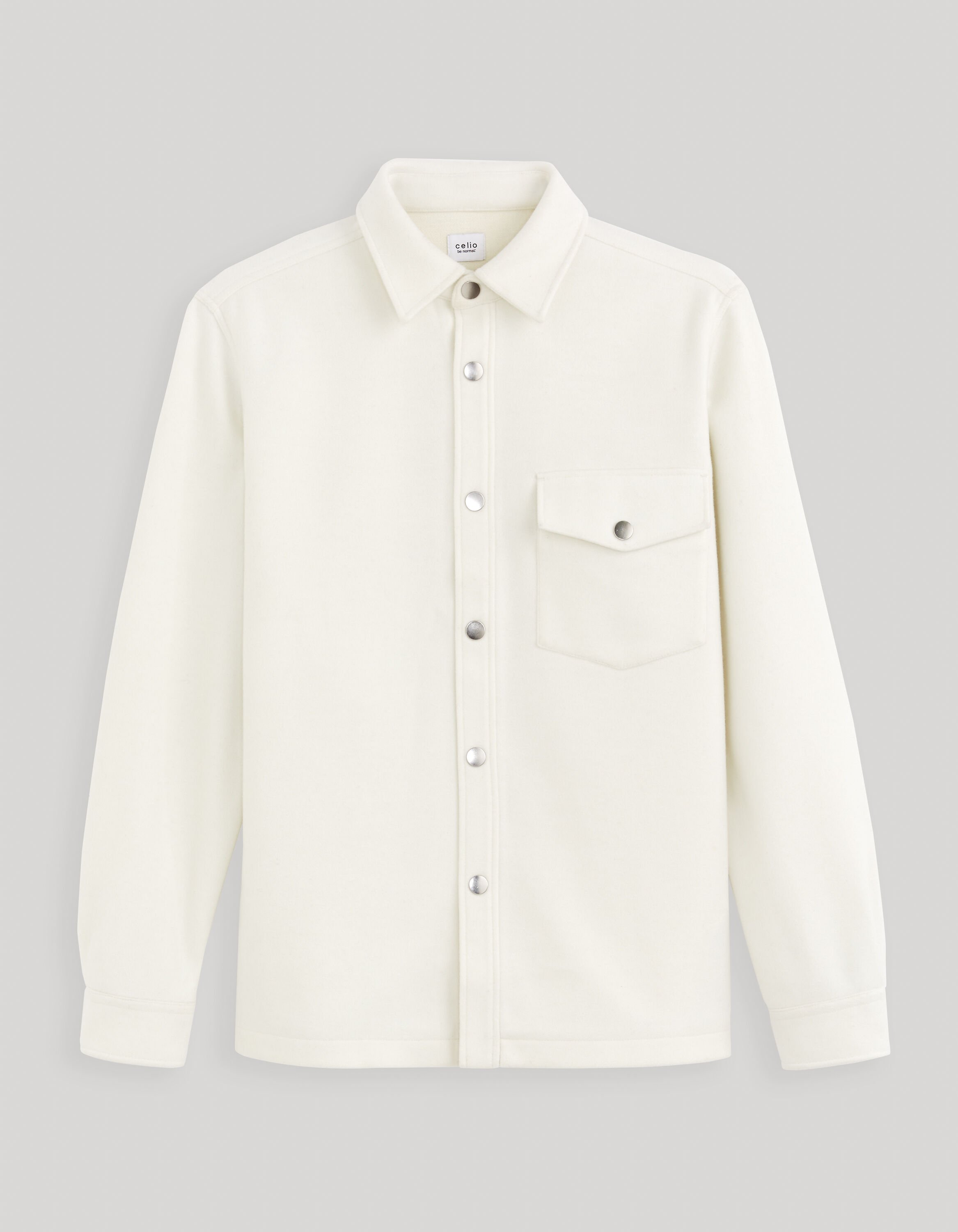 Chemise overshirt - blanc