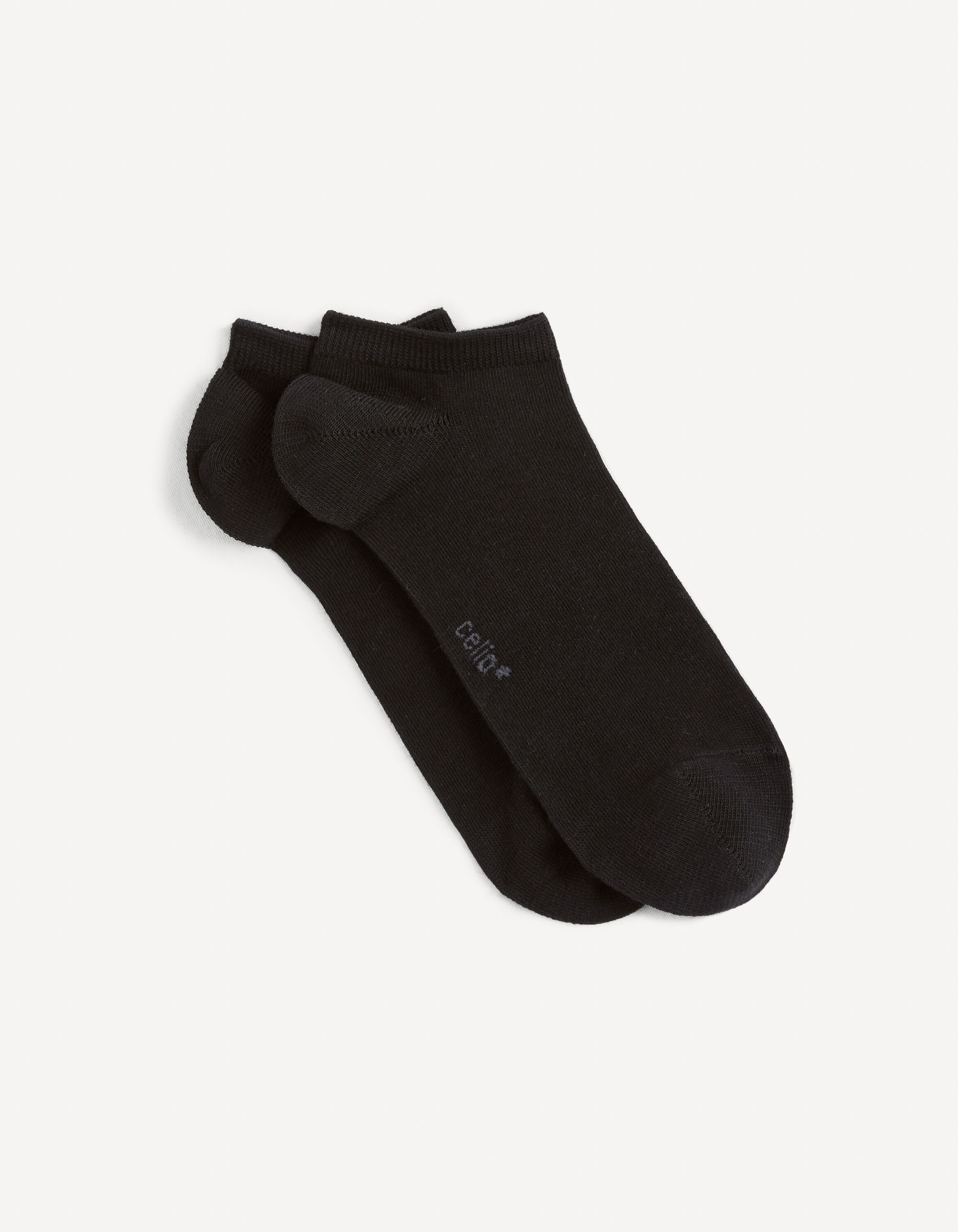 Chaussettes basses coton - noir