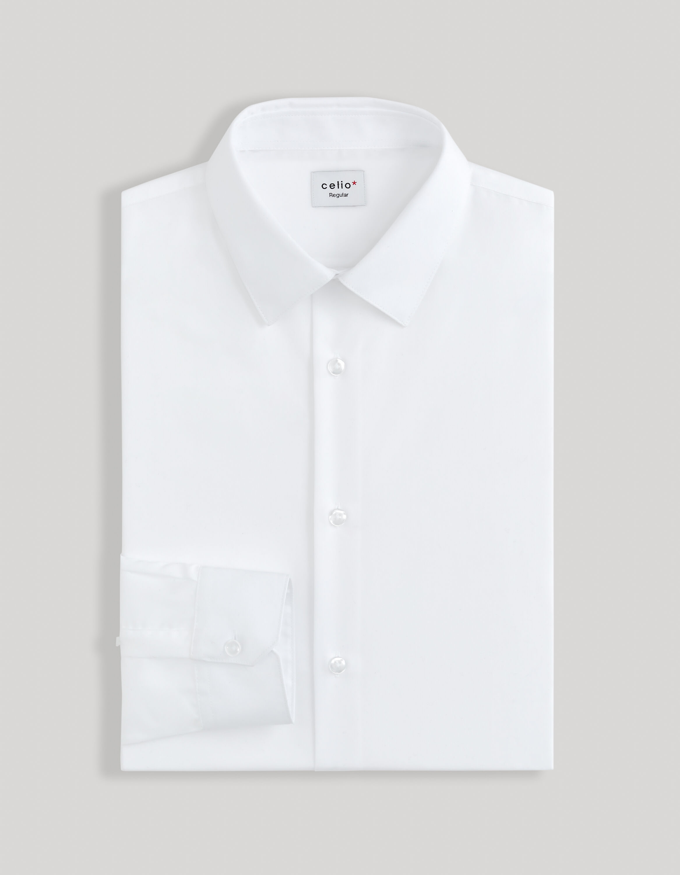 Chemise modern fit 100% coton - blanc